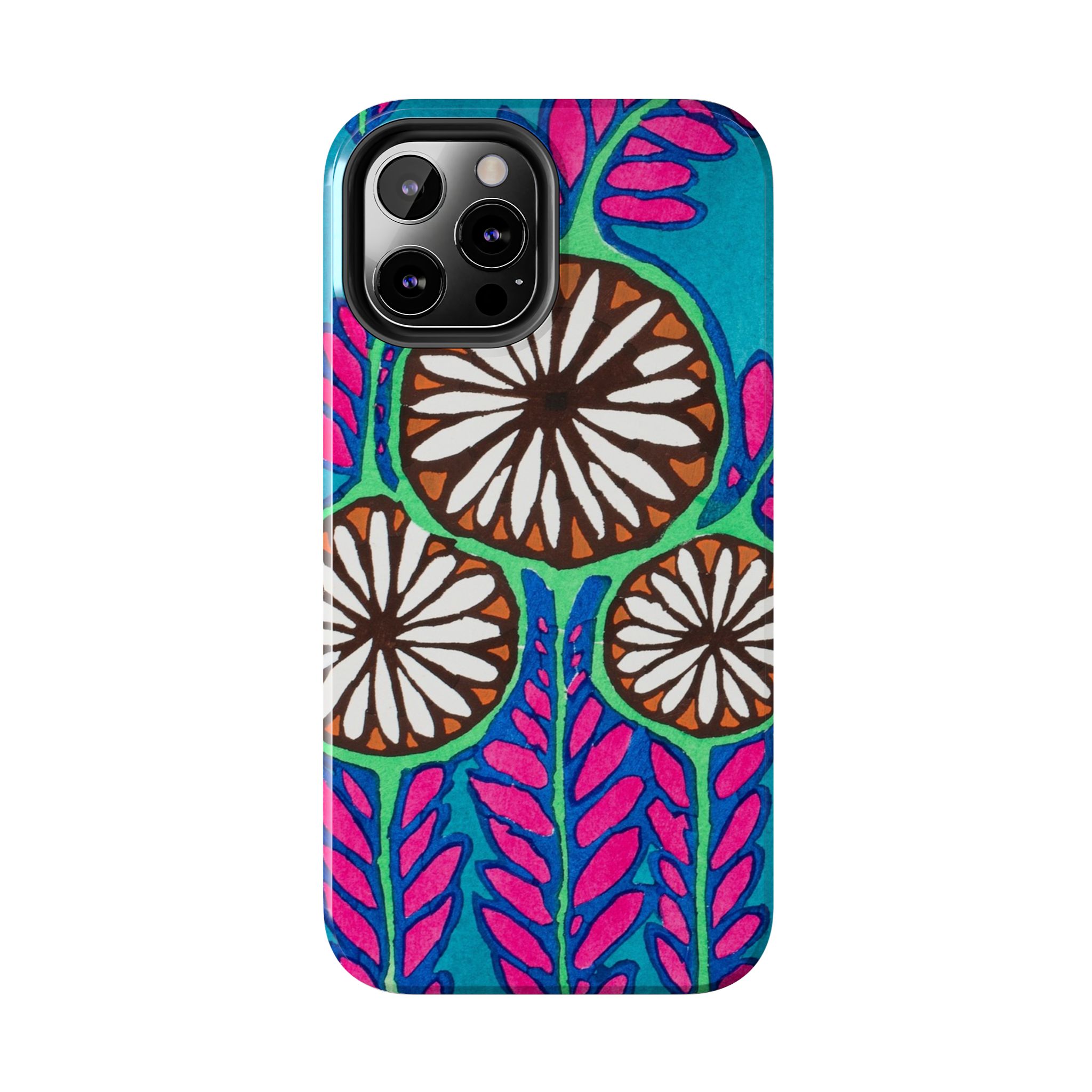 3 Abstract Flowers Phone Case - Image 26