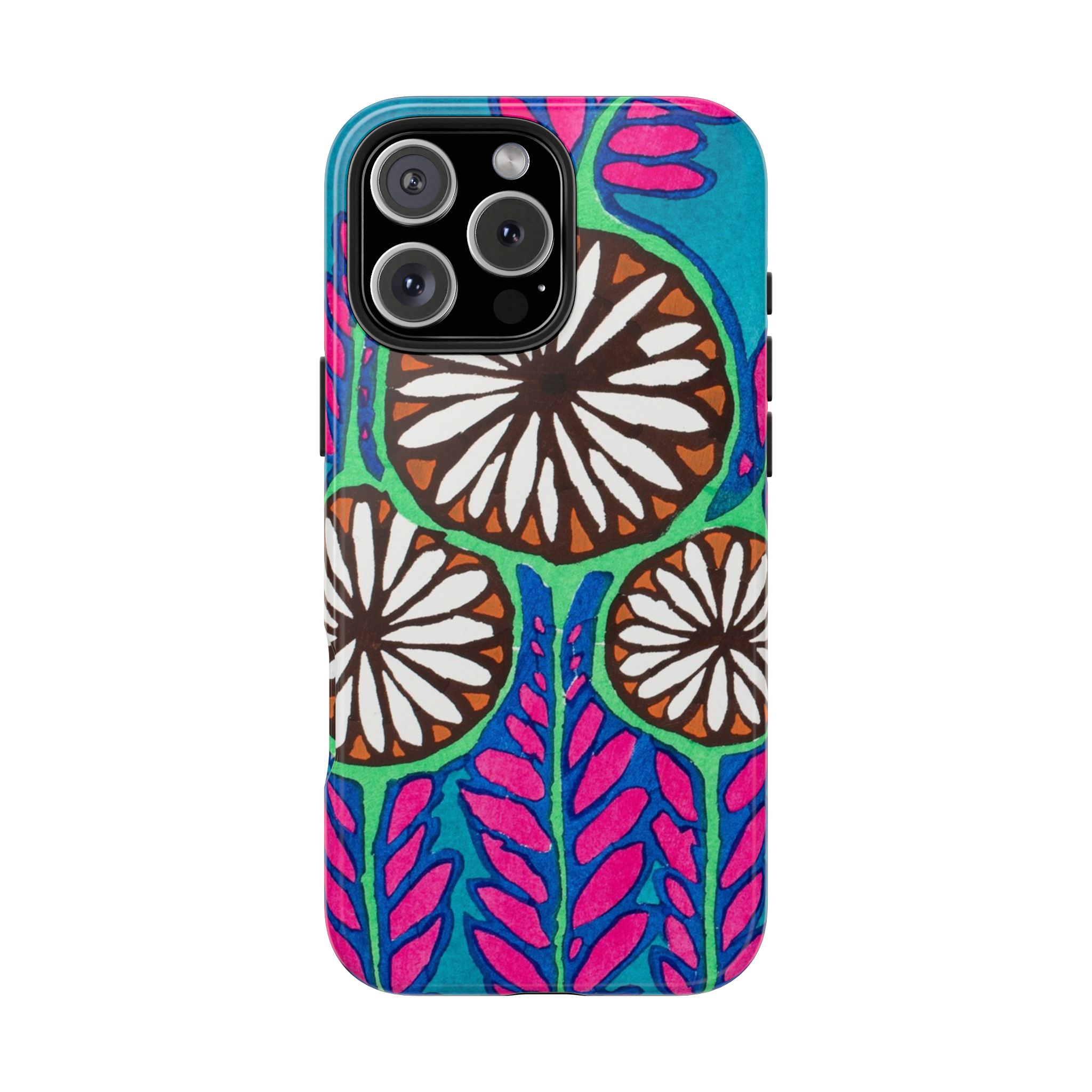 3 Abstract Flowers Phone Case - Image 72