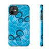 Abstract Spider Web Phone Case - Blue