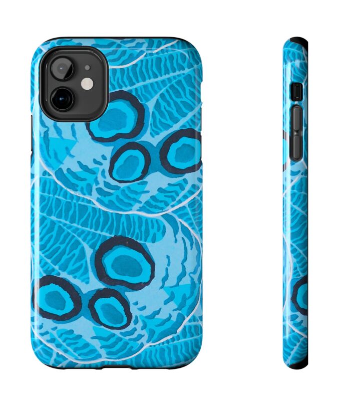 Abstract Spider Web Phone Case - Blue