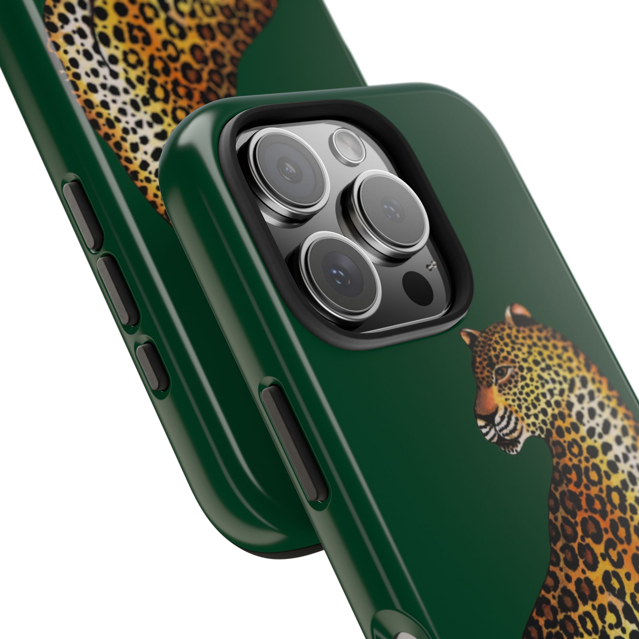 Leopard Phone Case - Racing Green - Image 86