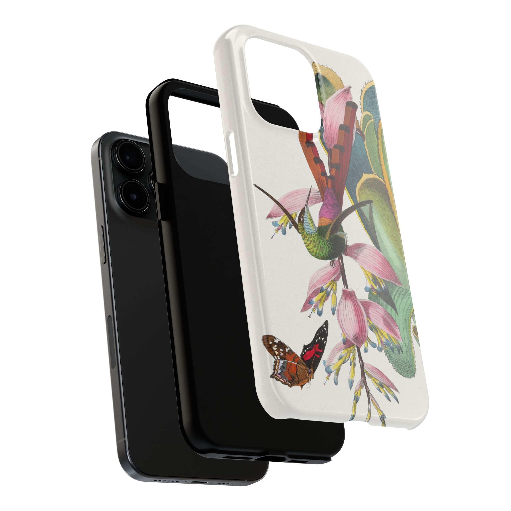 Hummingbird and Butterfly Phone Case - Image 68