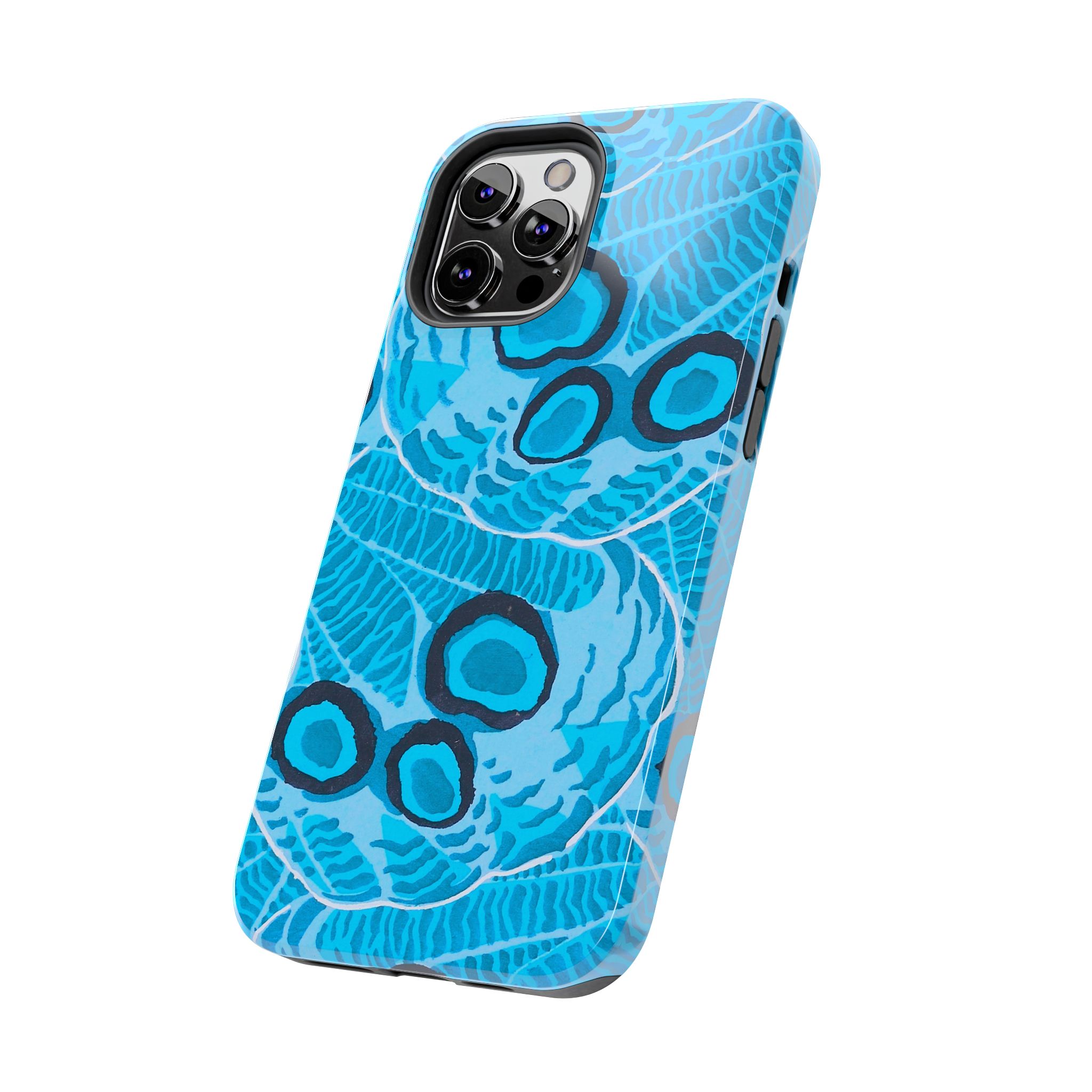 Abstract Spider Web Phone Case - Blue - Image 27