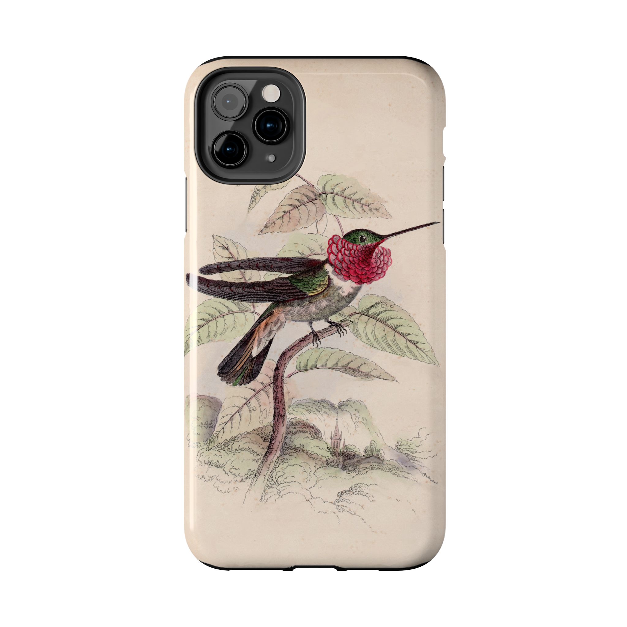 Tri-Colored Hummingbird Phone Case - Image 10