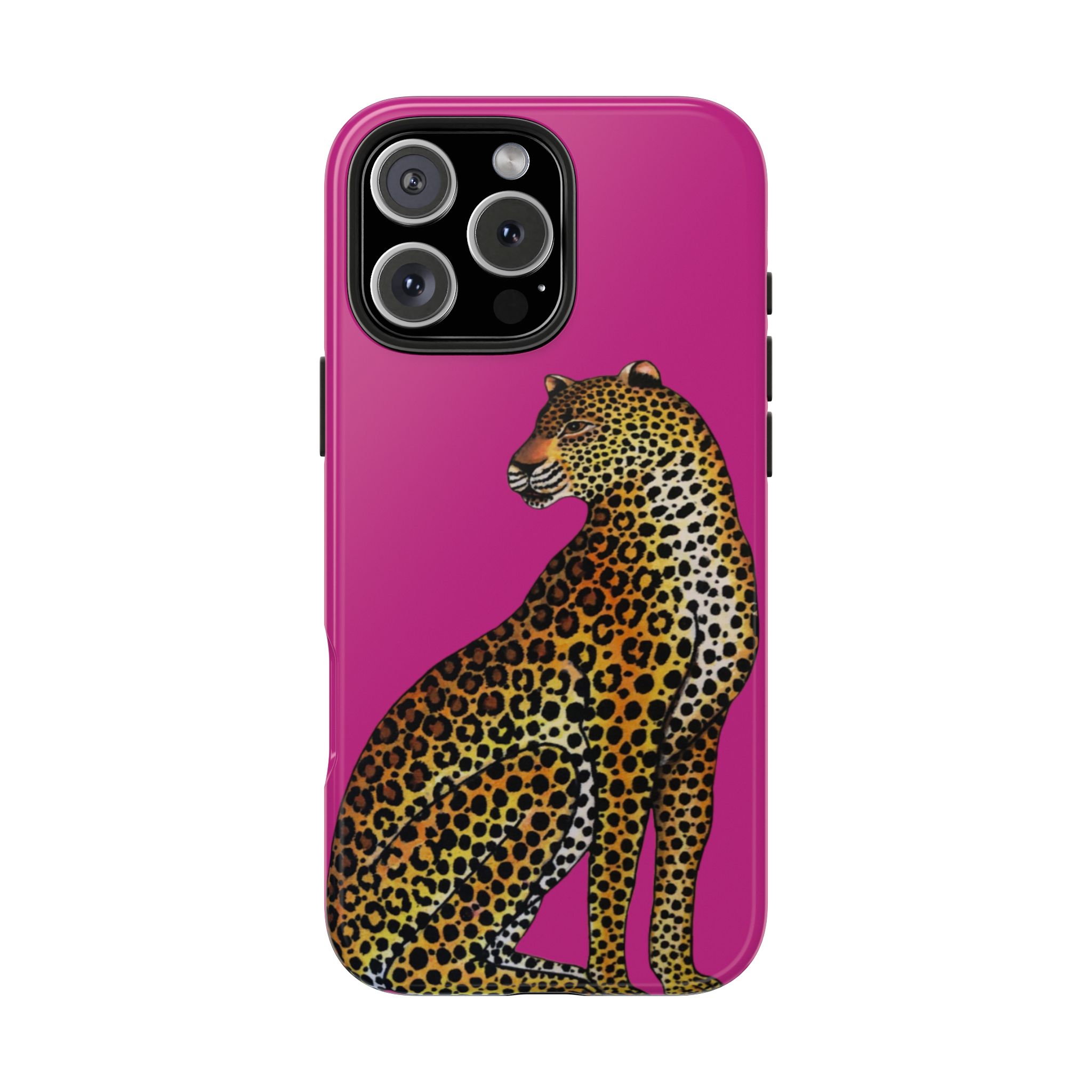 Leopard Phone Case - Fuchsia - Image 88