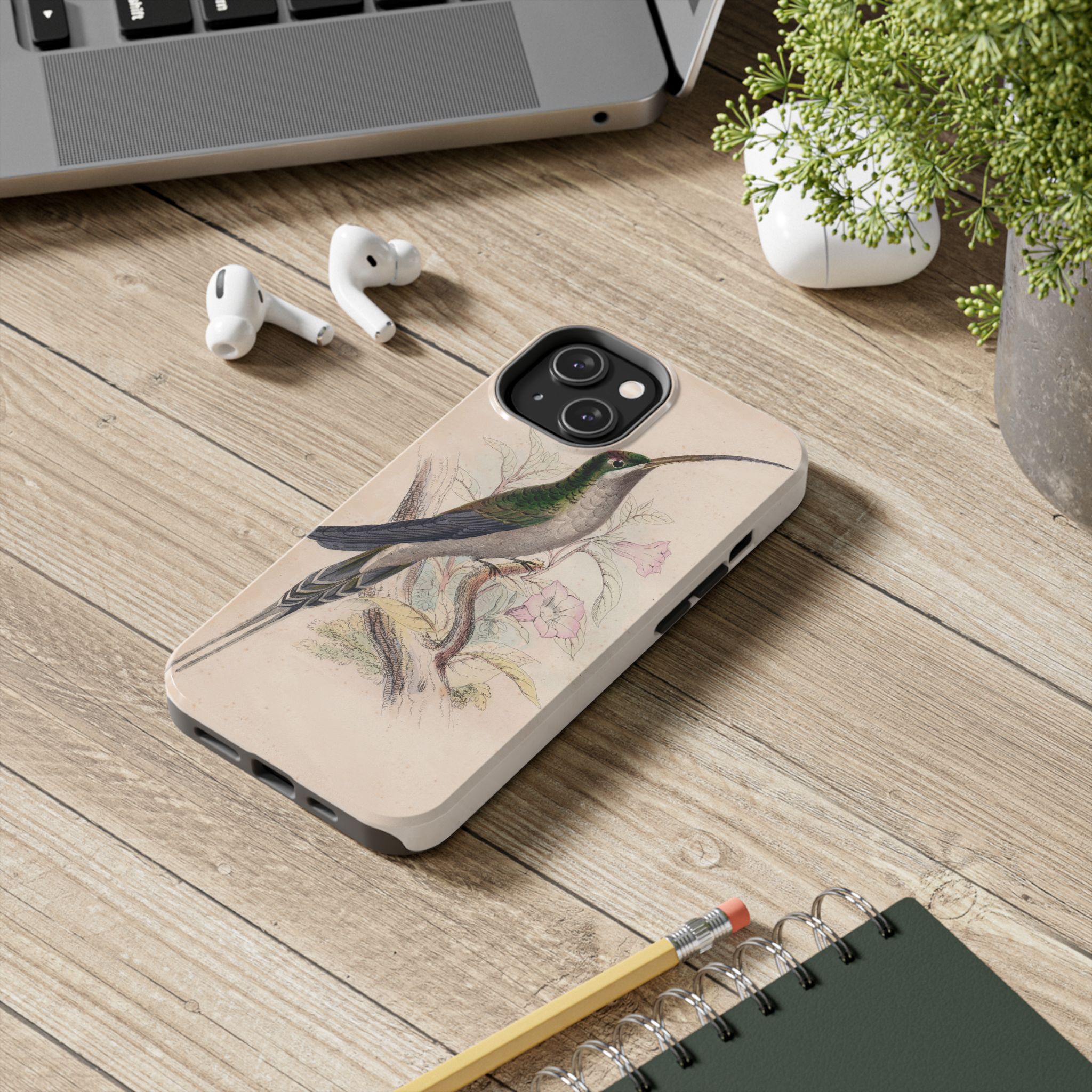 Supercilious Hummingbird Phone Case - Image 42