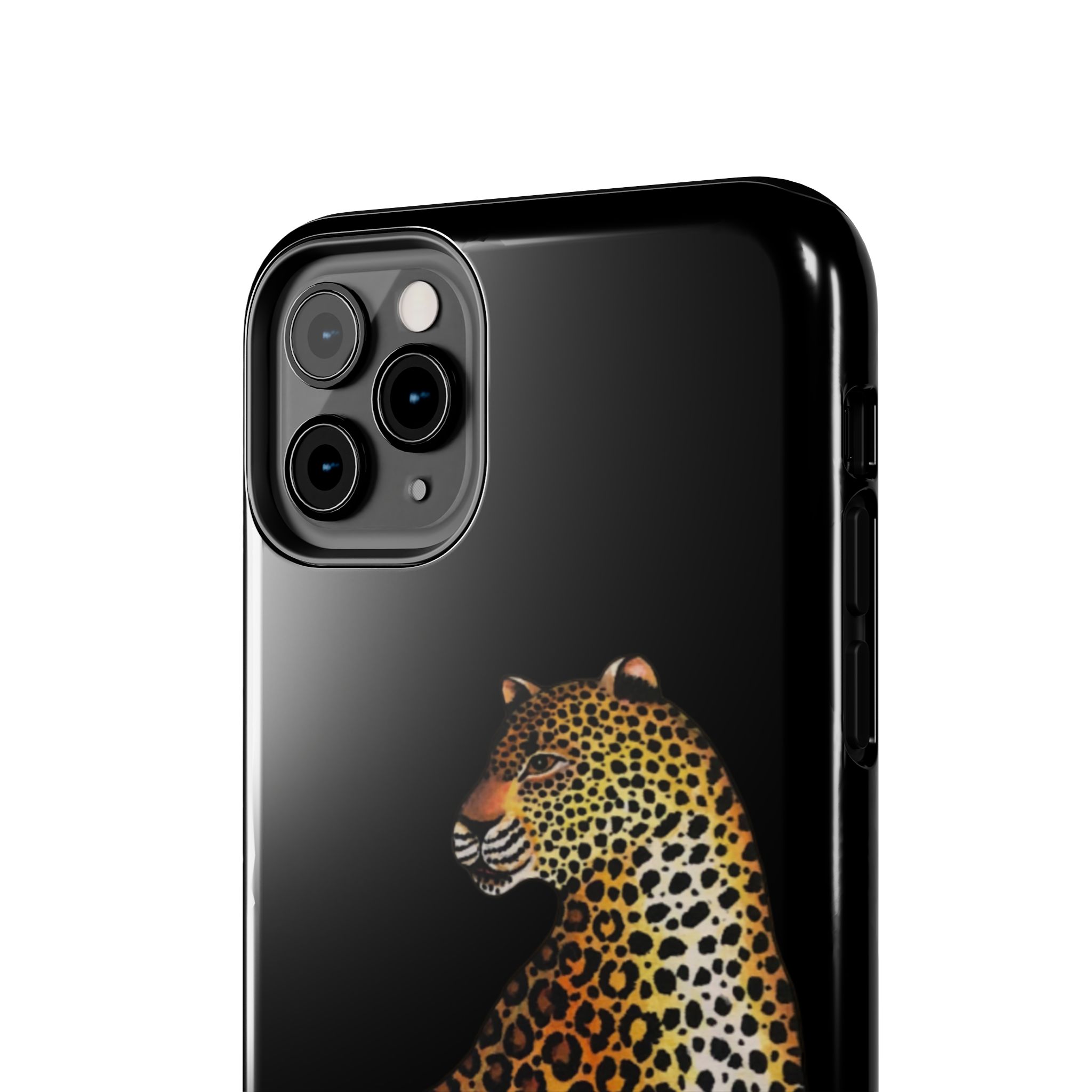 Leopard Phone Case - Black - Image 12