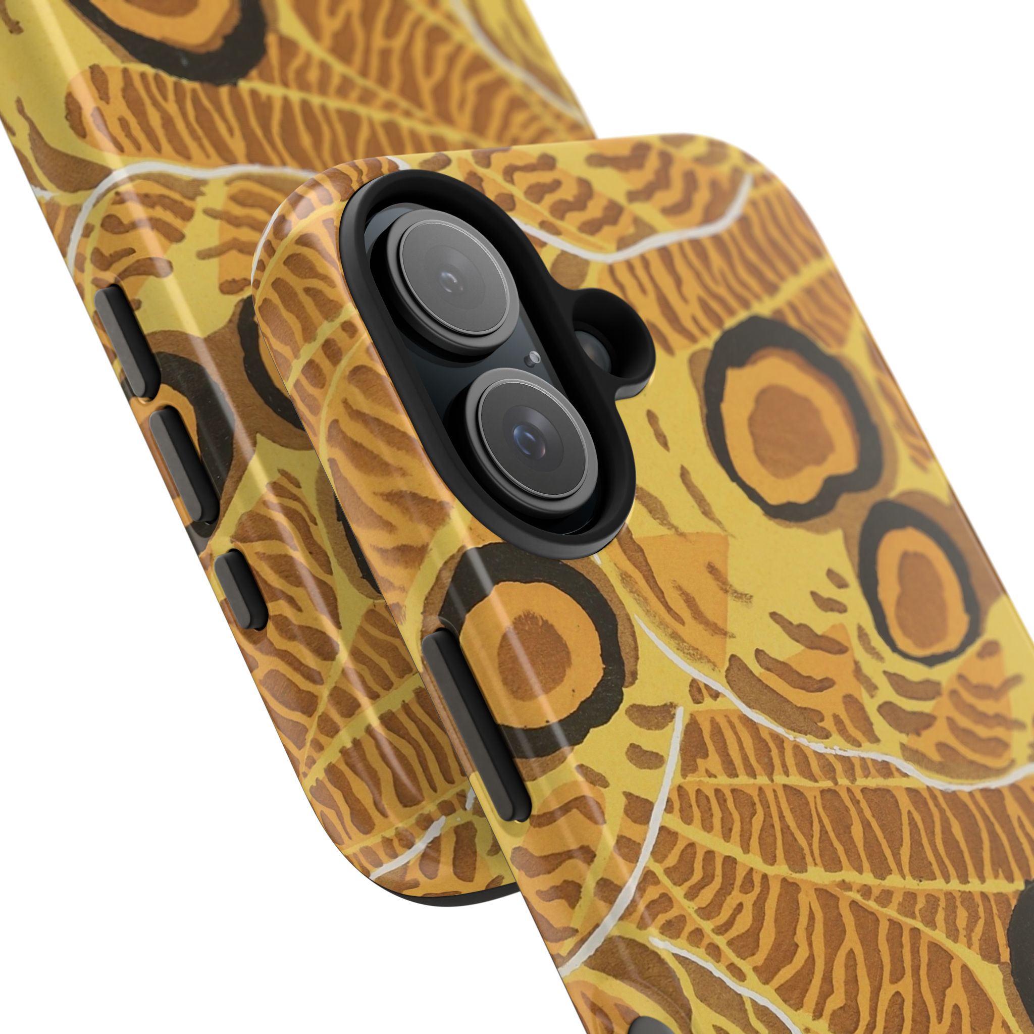 Abstract Spider Web Phone Case - Brown - Image 76