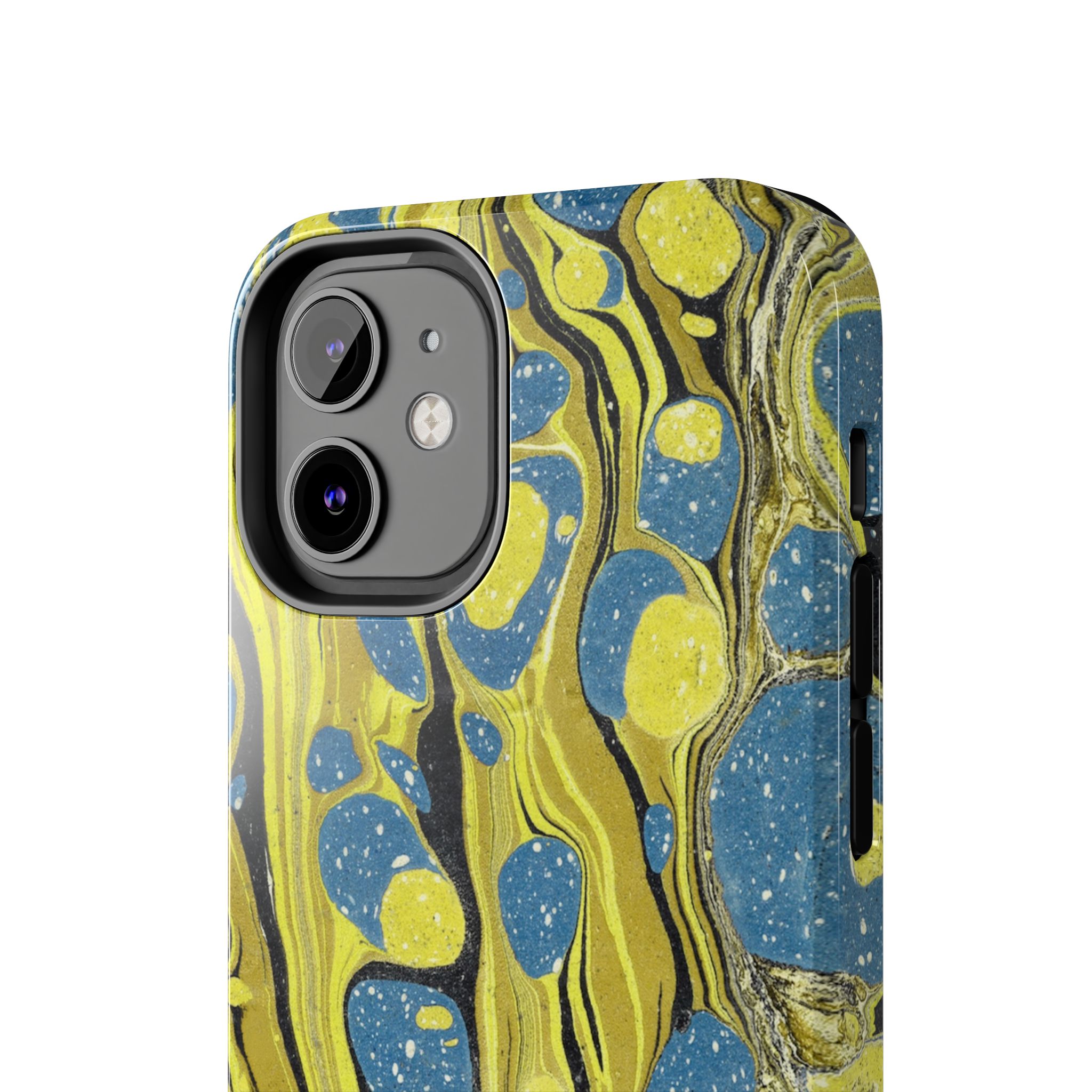 Marbled Phone Case - Citrine and Blue - Image 20