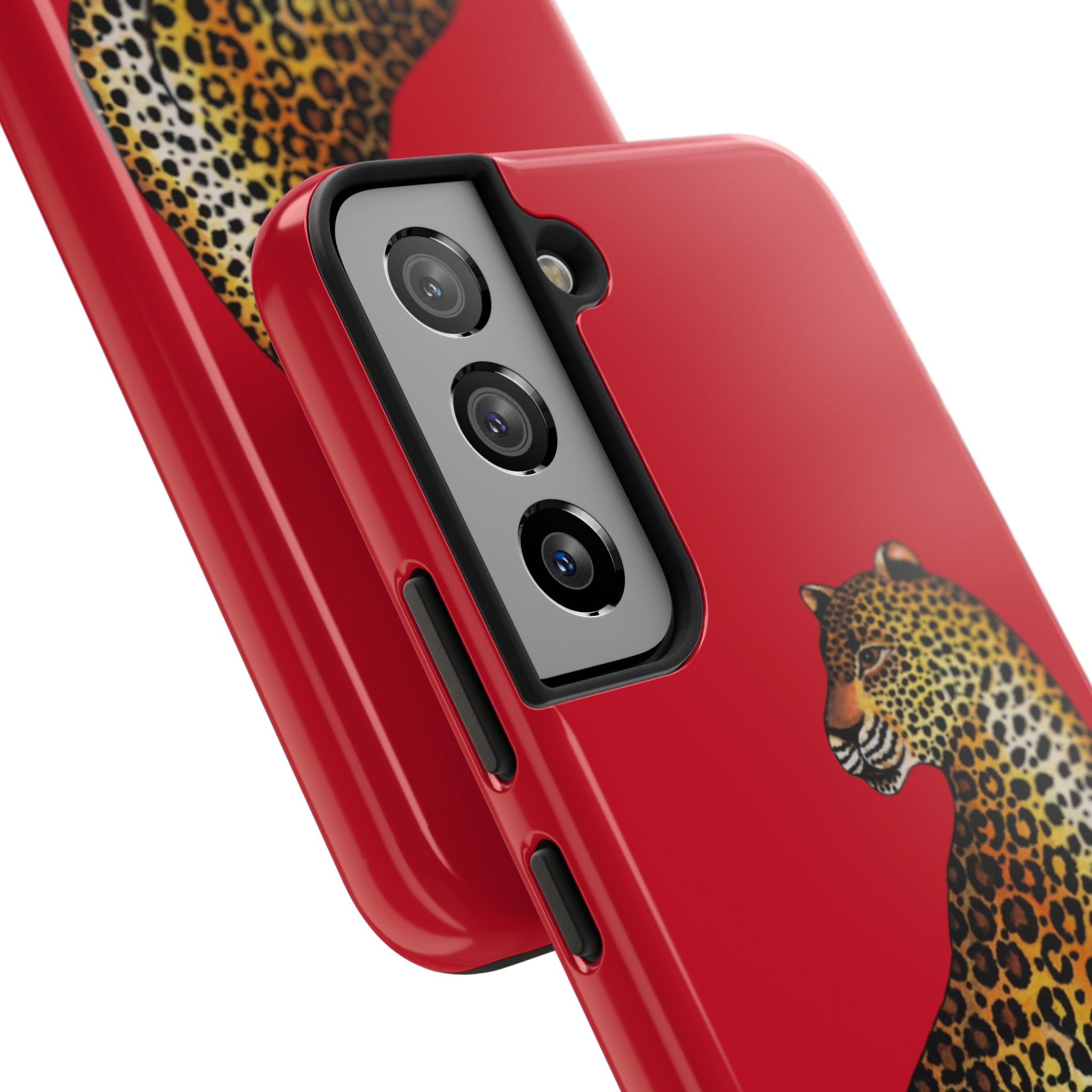 Leopard Phone Case - Red - Image 90