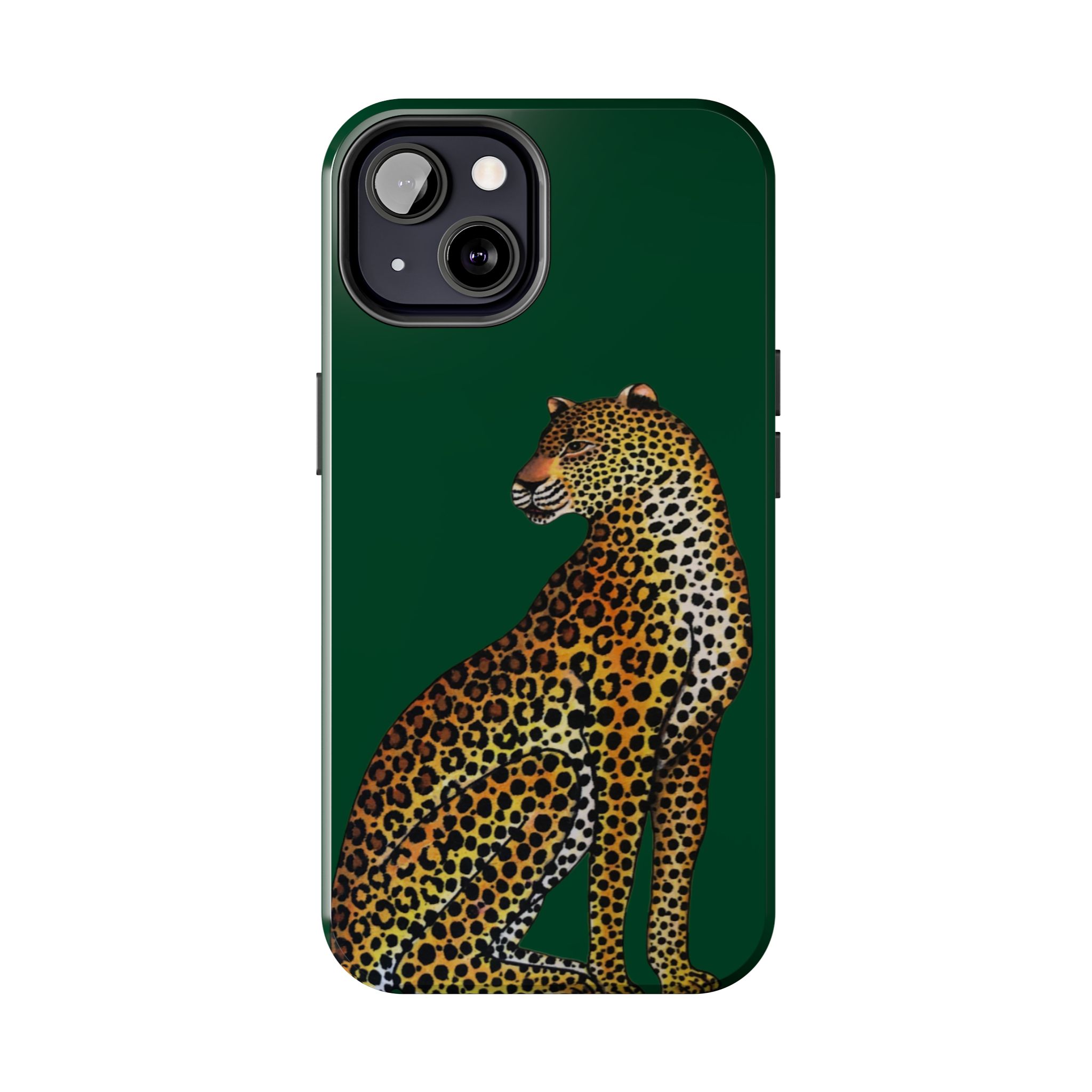 Leopard Phone Case - Racing Green - Image 30