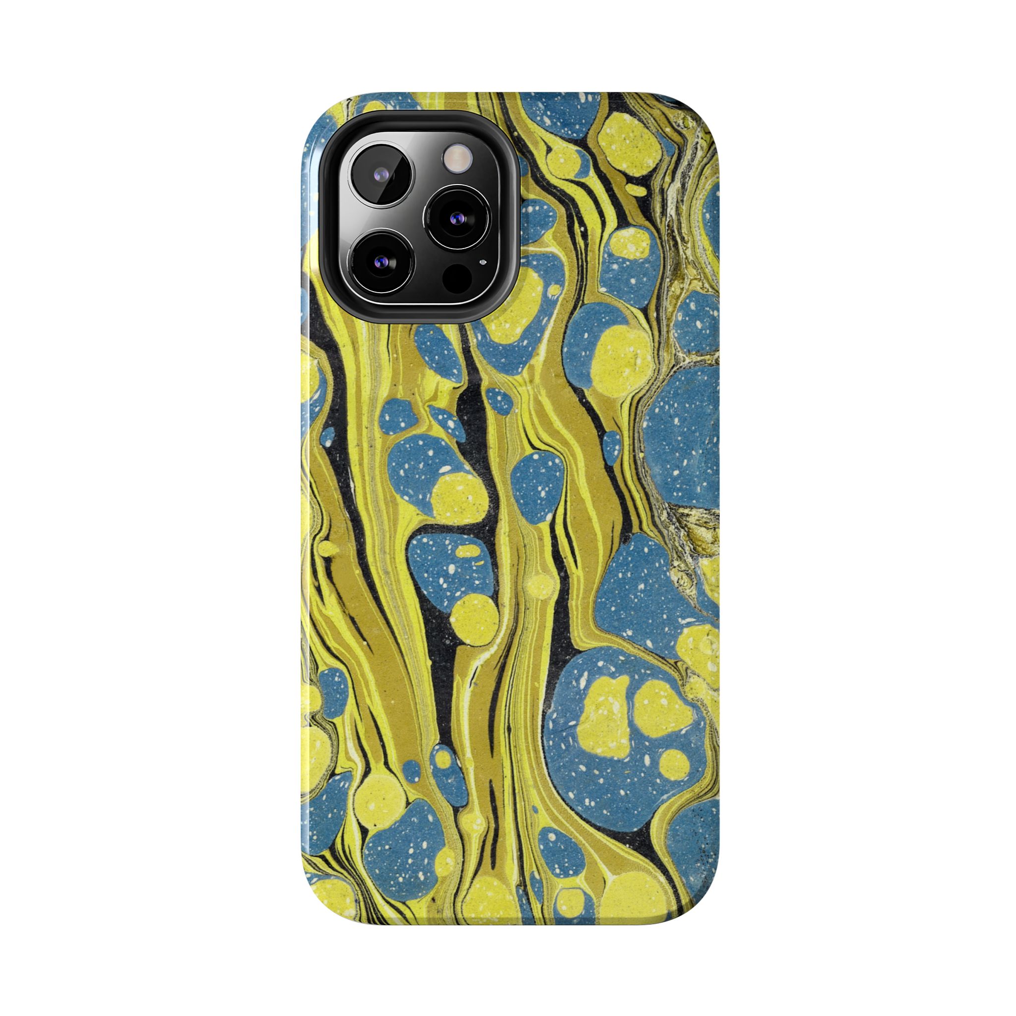Marbled Phone Case - Citrine and Blue - Image 26