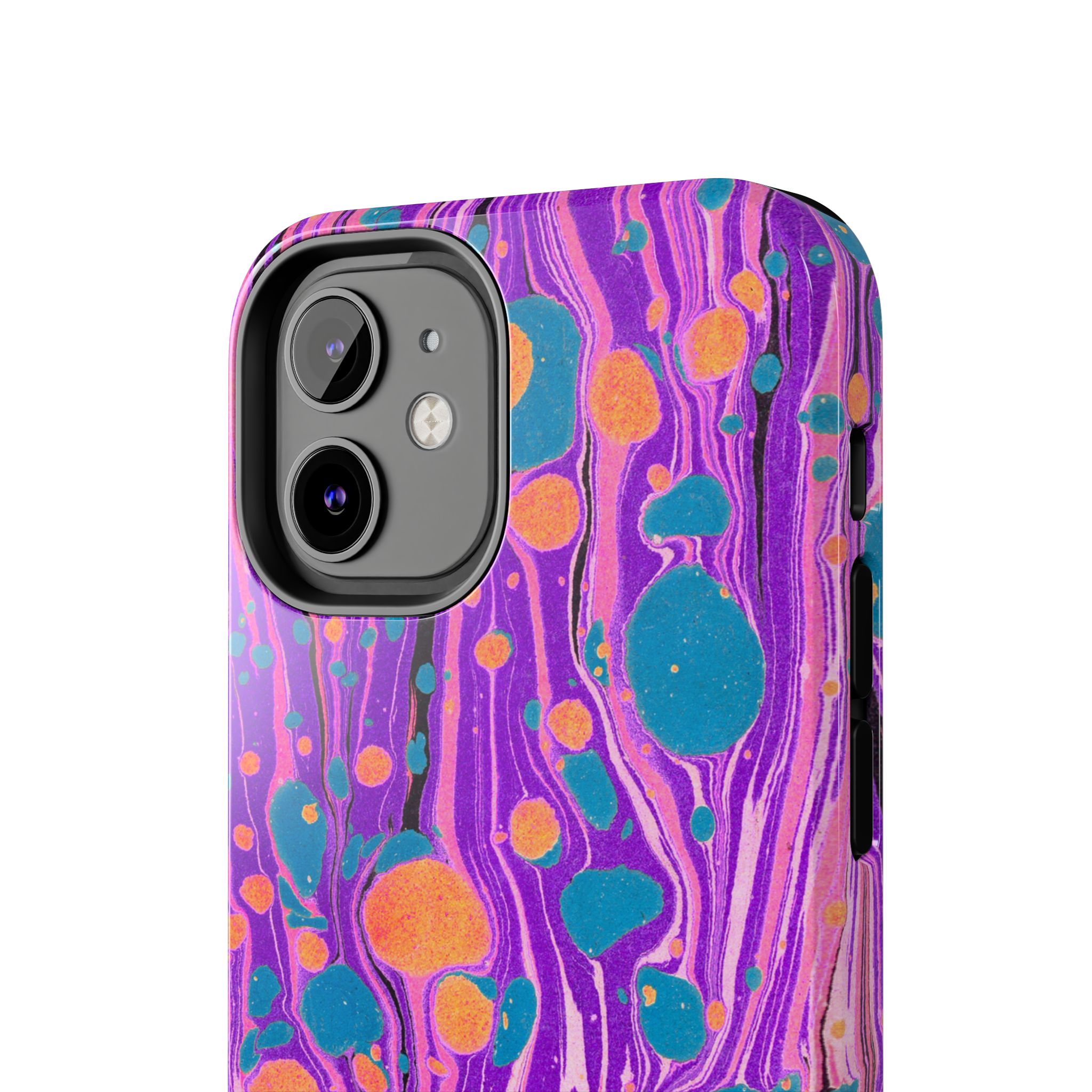 Marbled Phone Case - Purple, Orange & Blue - Image 20