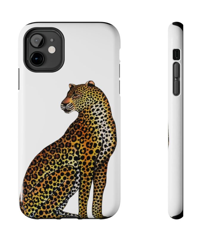 Leopard Phone Case - White