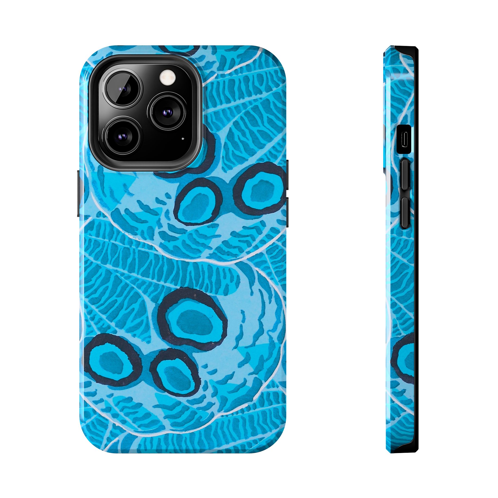 Abstract Spider Web Phone Case - Blue - Image 37