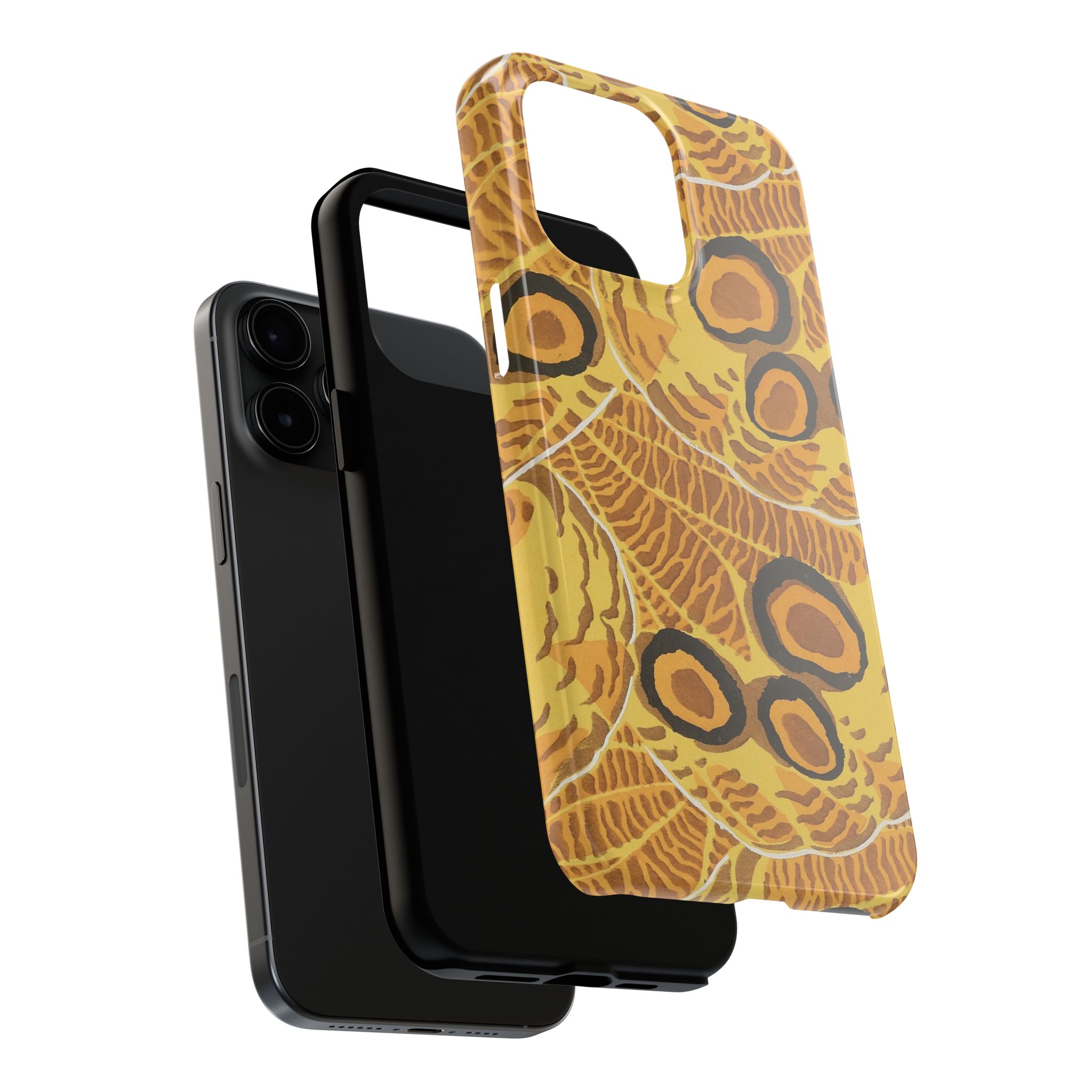 Abstract Spider Web Phone Case - Brown - Image 68