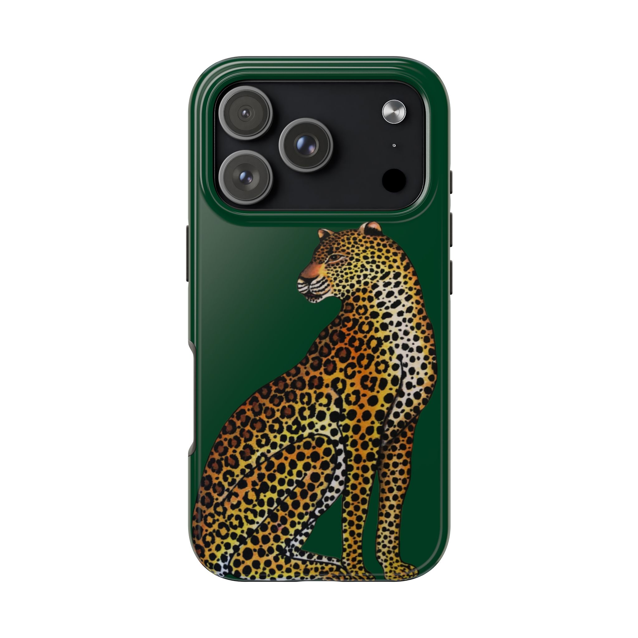 Leopard Phone Case - Racing Green - Image 98
