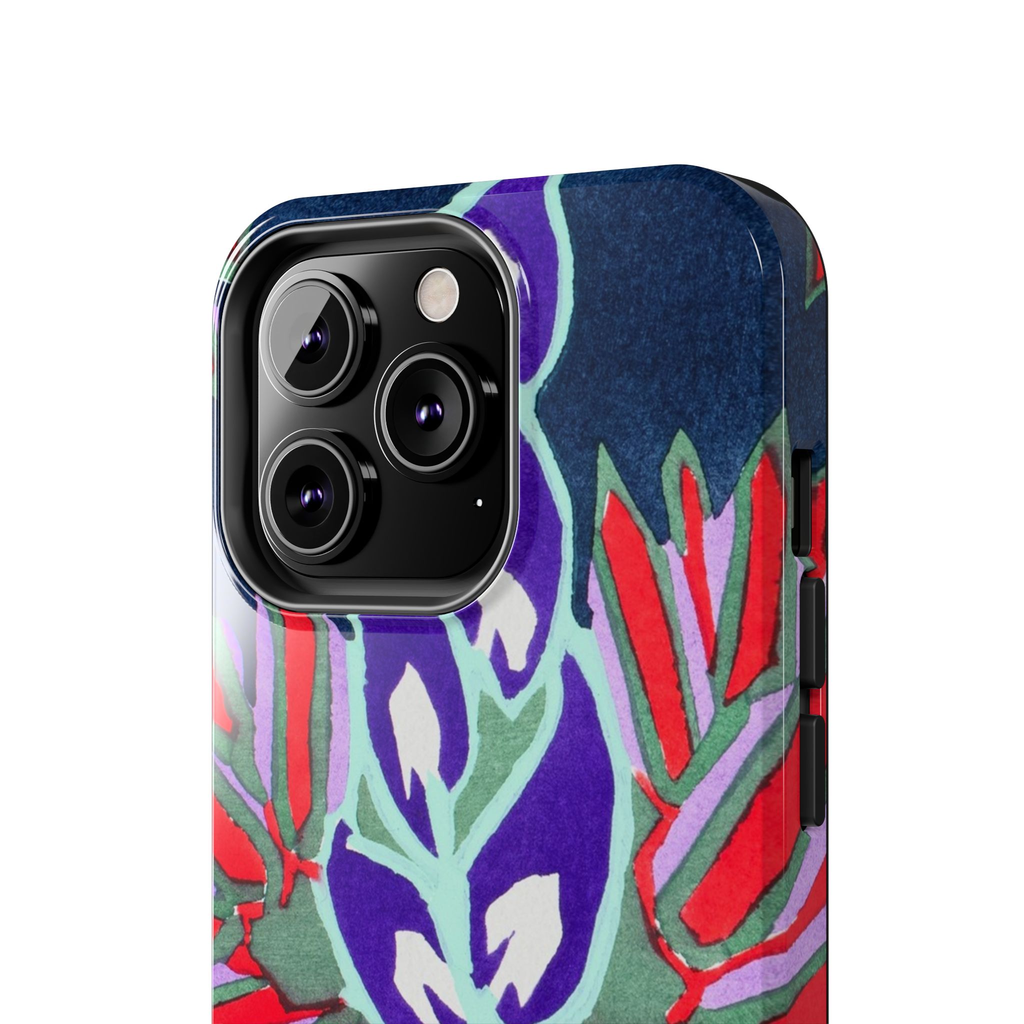 Red & Pink Abstract Phone Case - Image 40