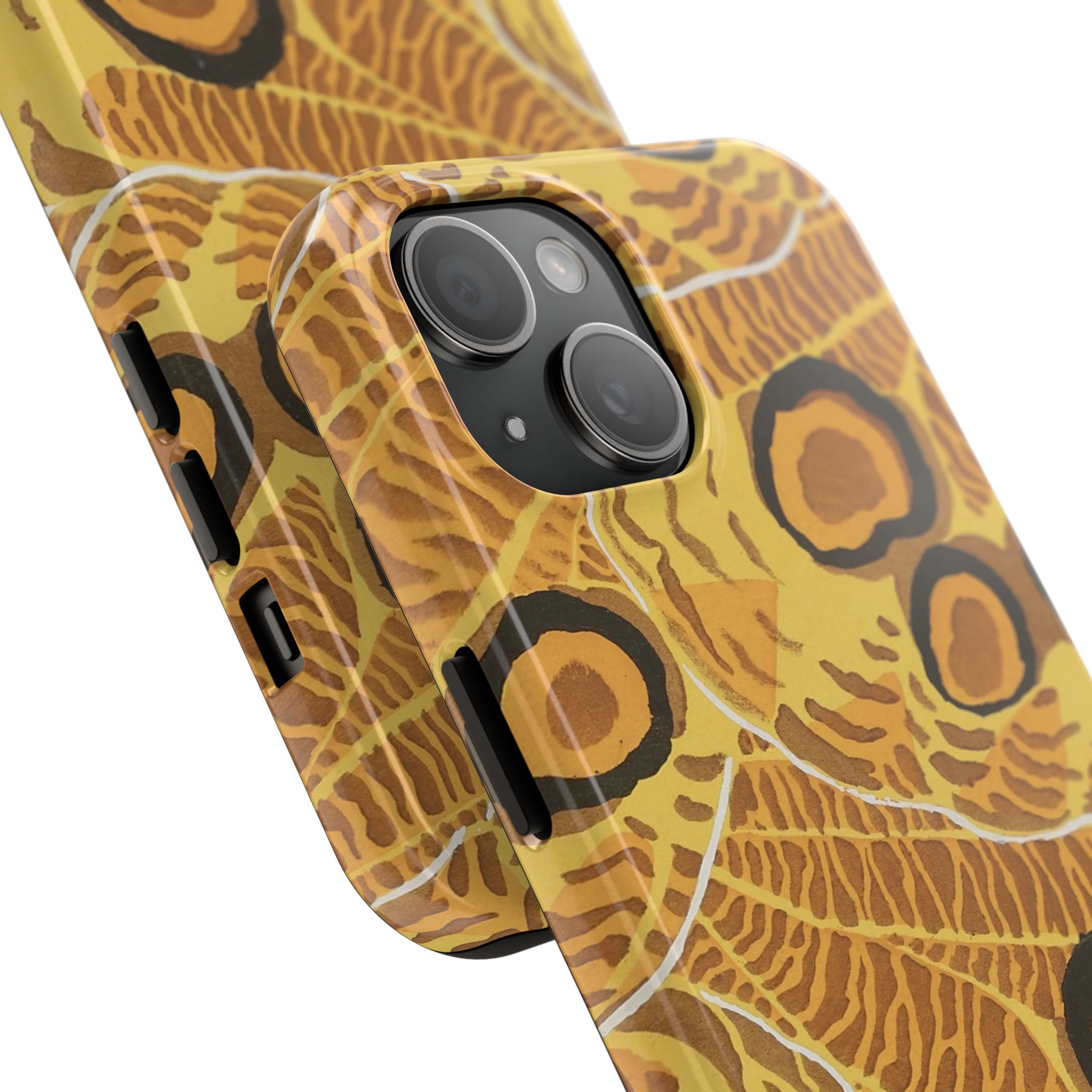 Abstract Spider Web Phone Case - Brown - Image 54