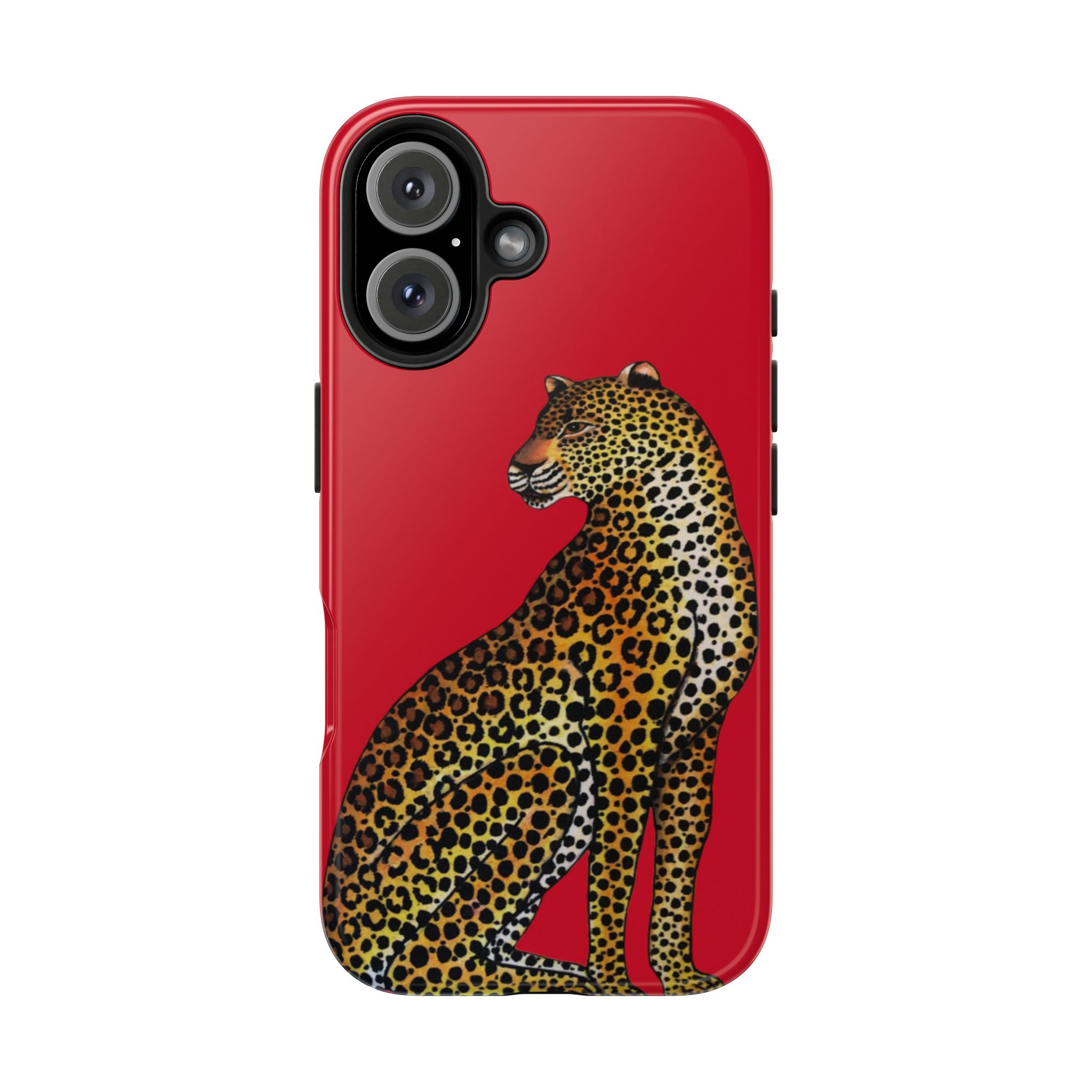 Leopard Phone Case - Red - Image 75