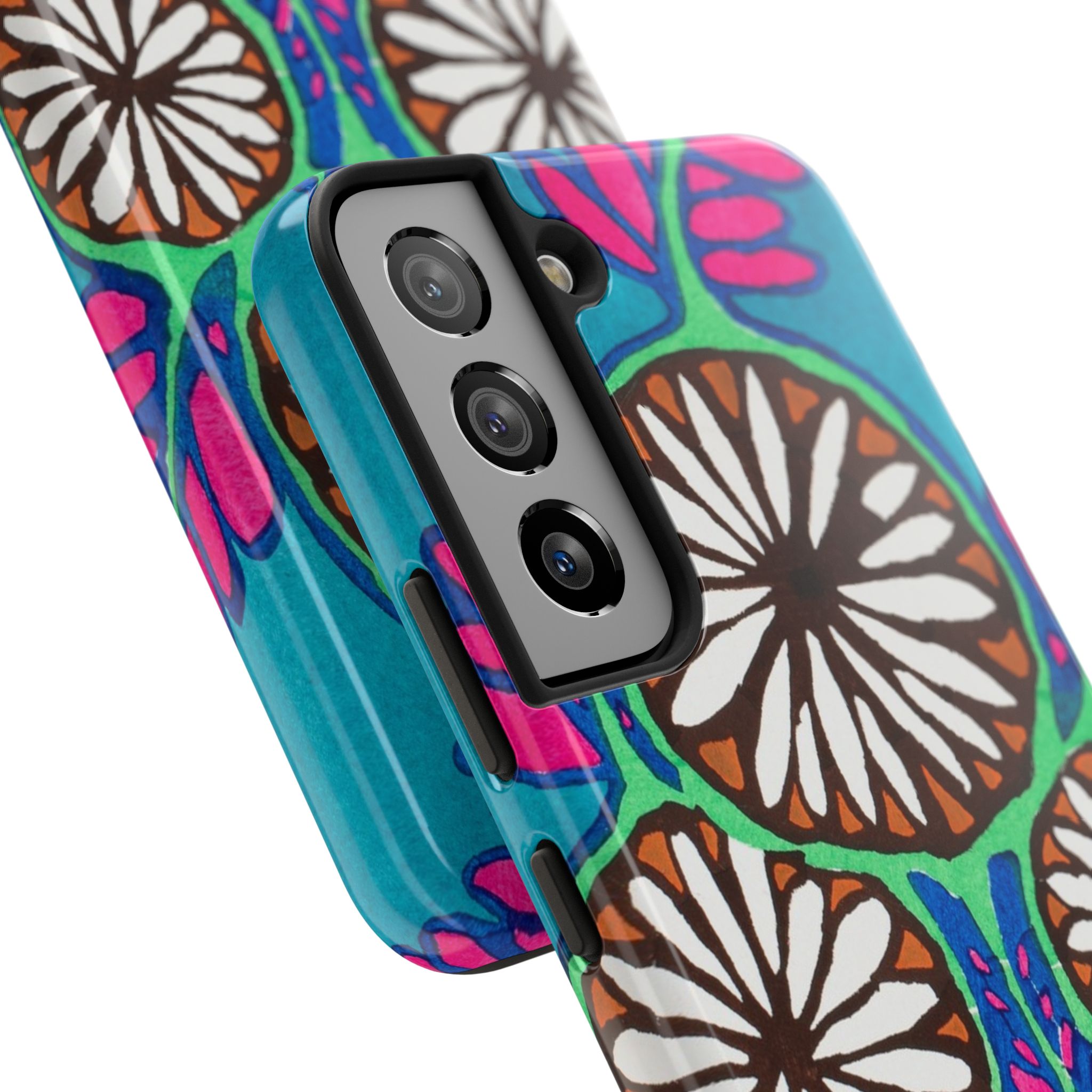 3 Abstract Flowers Phone Case - Image 90