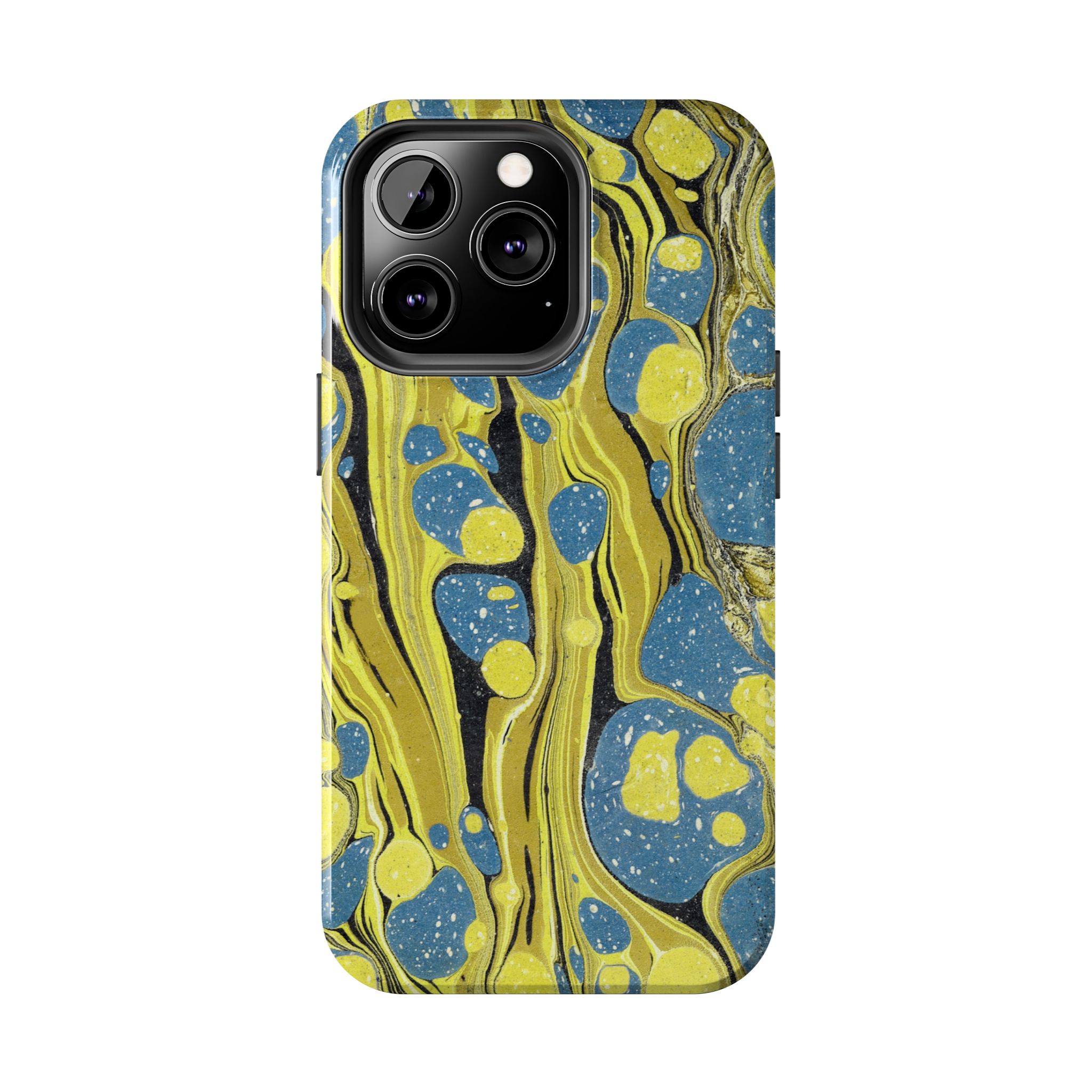 Marbled Phone Case - Citrine and Blue - Image 38