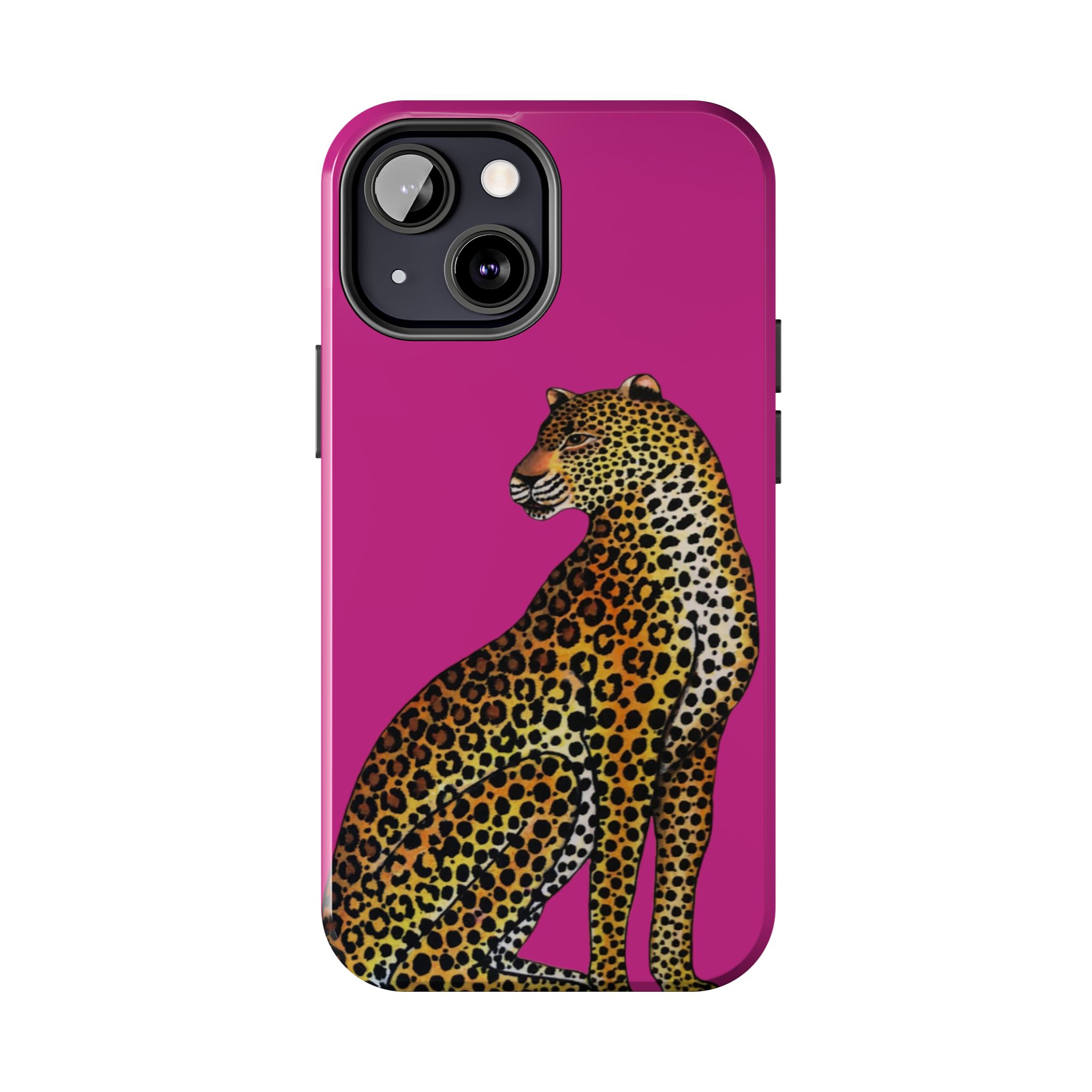 Leopard Phone Case - Fuchsia - Image 34