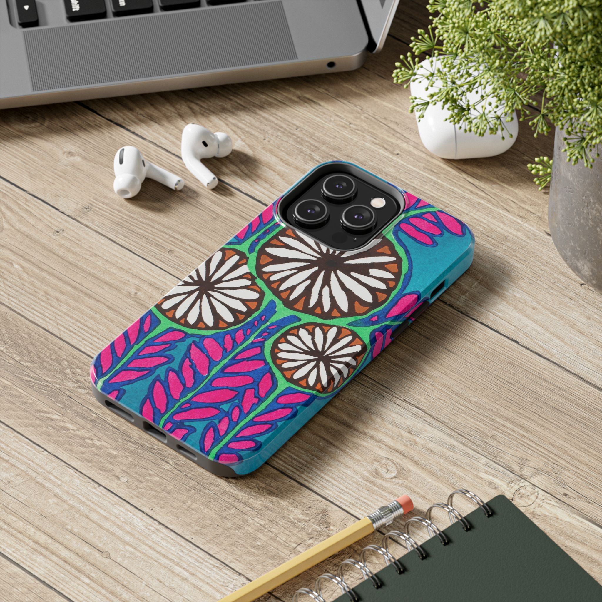 3 Abstract Flowers Phone Case - Image 50