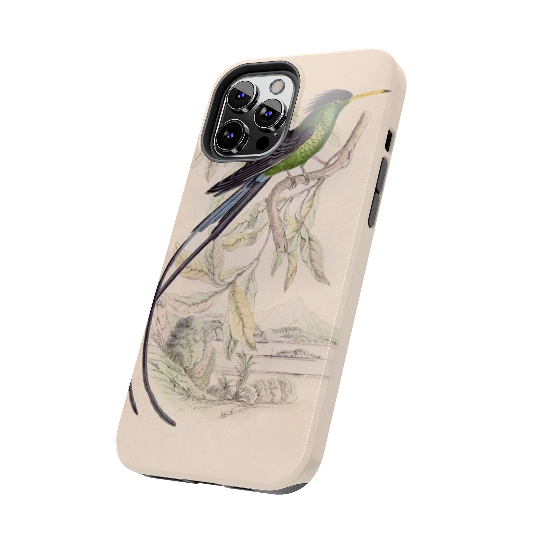 Black Capped Hummingbird Phone Case - Image 27