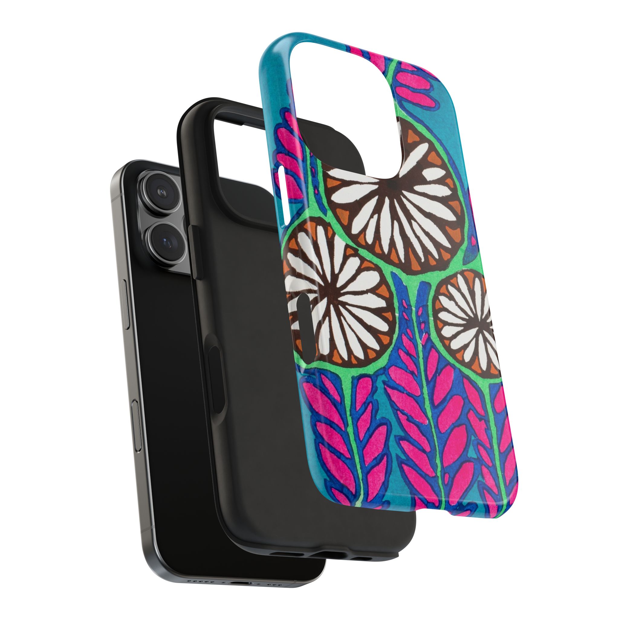 3 Abstract Flowers Phone Case - Image 71