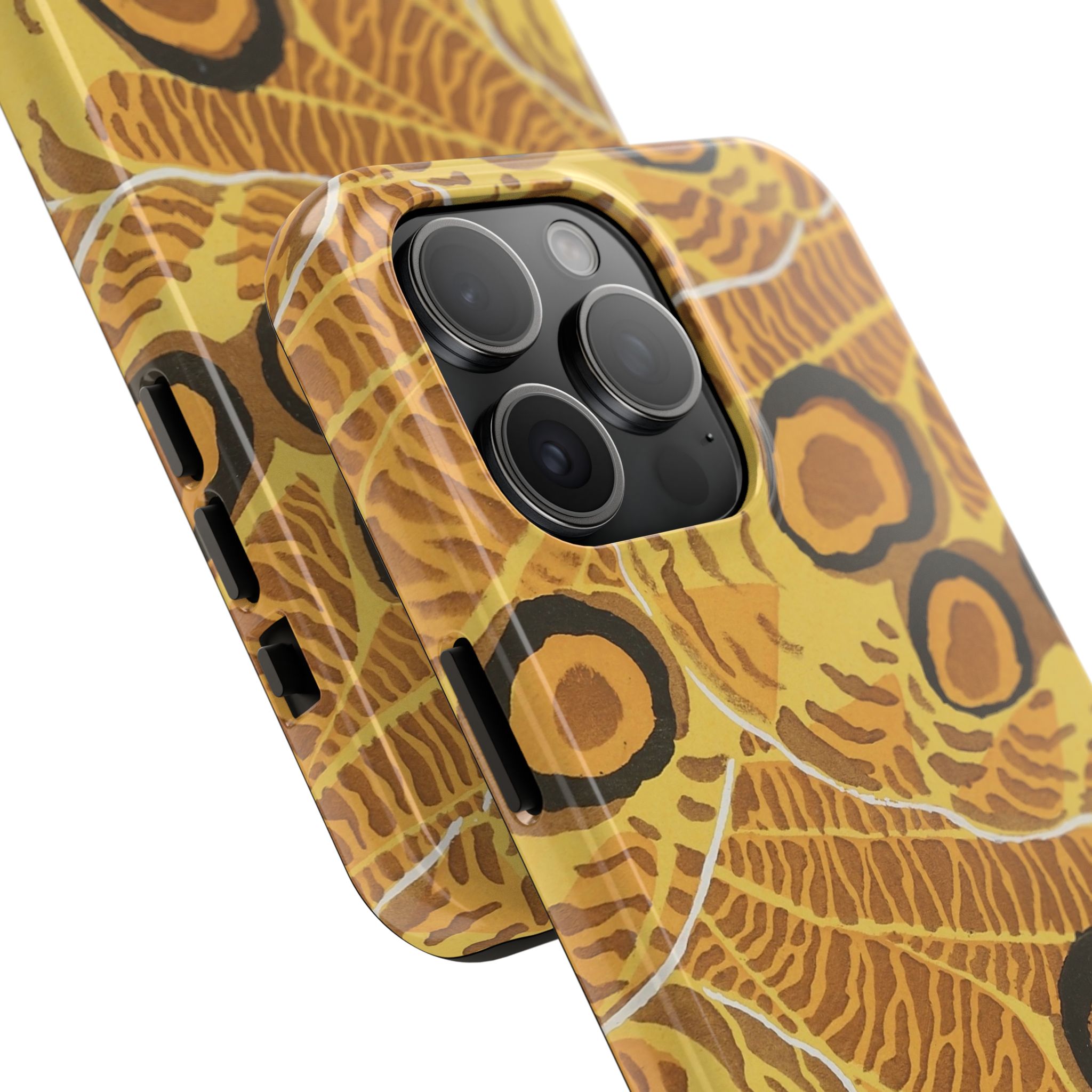 Abstract Spider Web Phone Case - Brown - Image 66