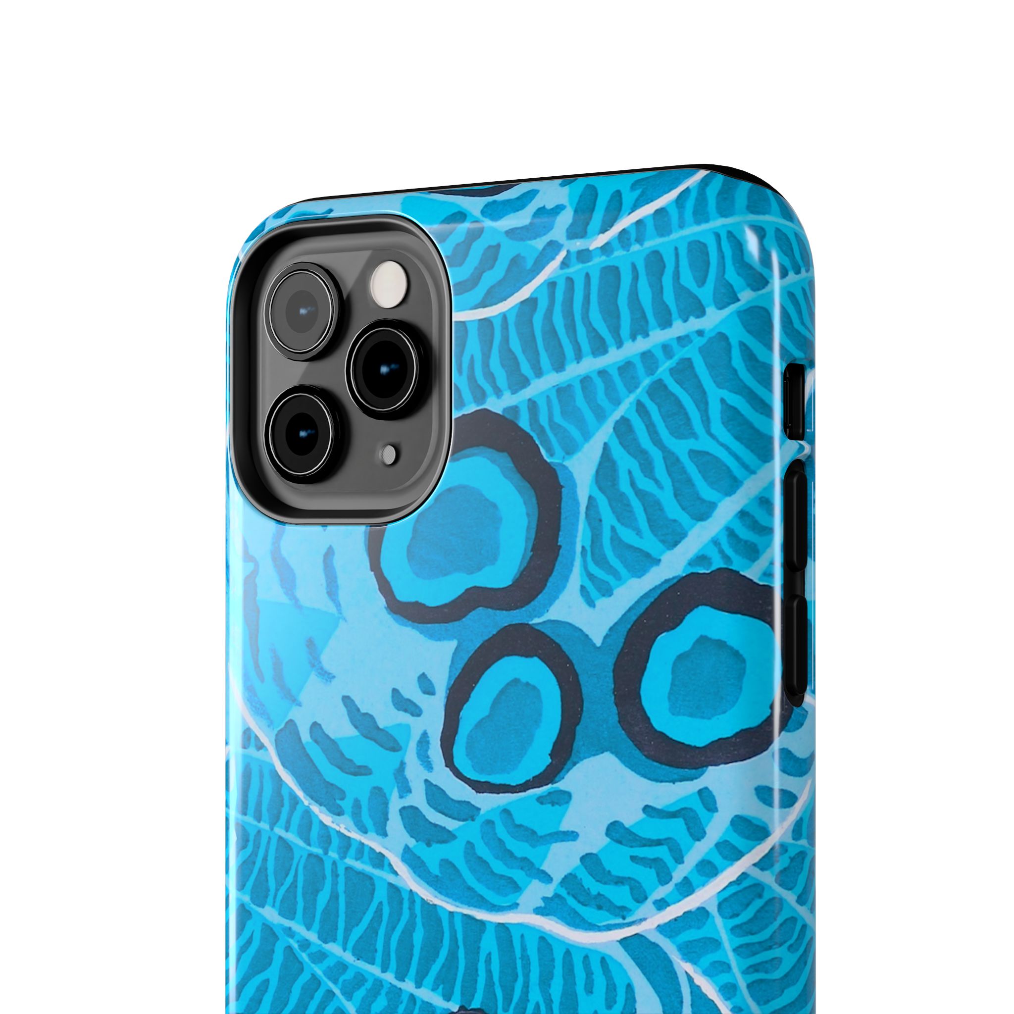 Abstract Spider Web Phone Case - Blue - Image 12