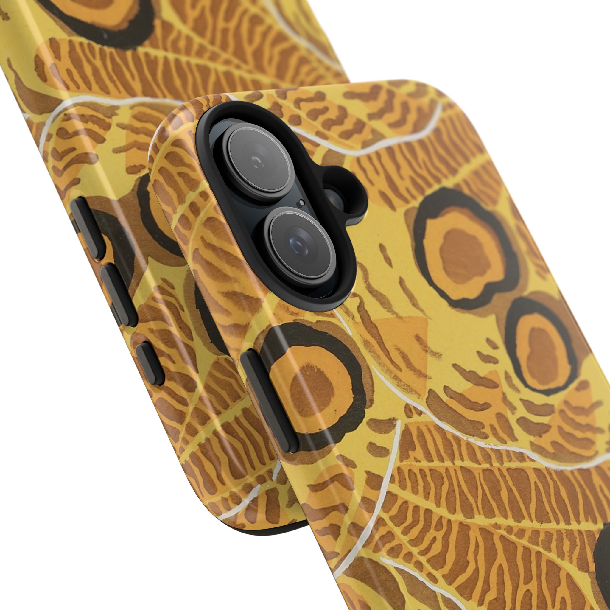 Abstract Spider Web Phone Case - Brown - Image 79