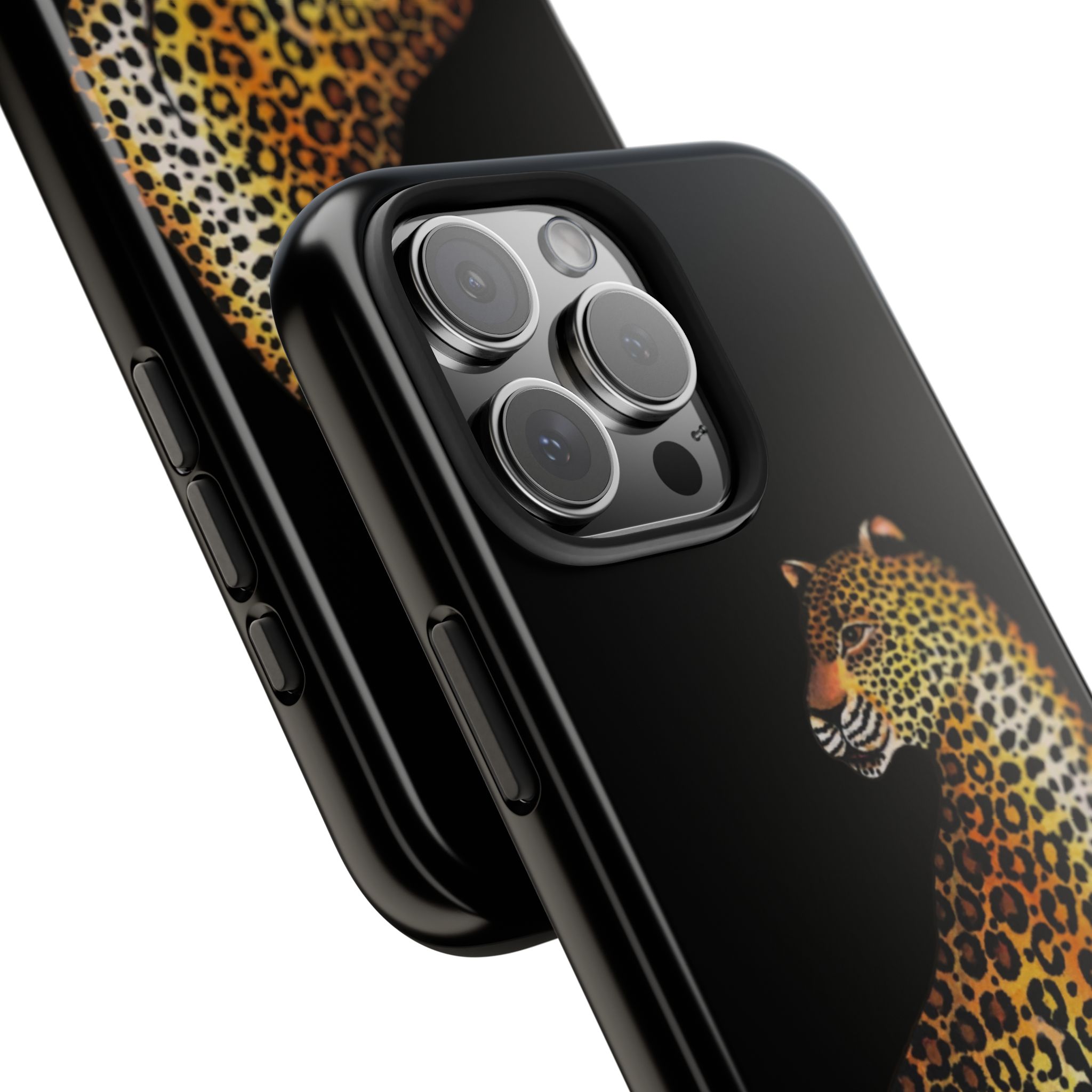 Leopard Phone Case - Black - Image 89