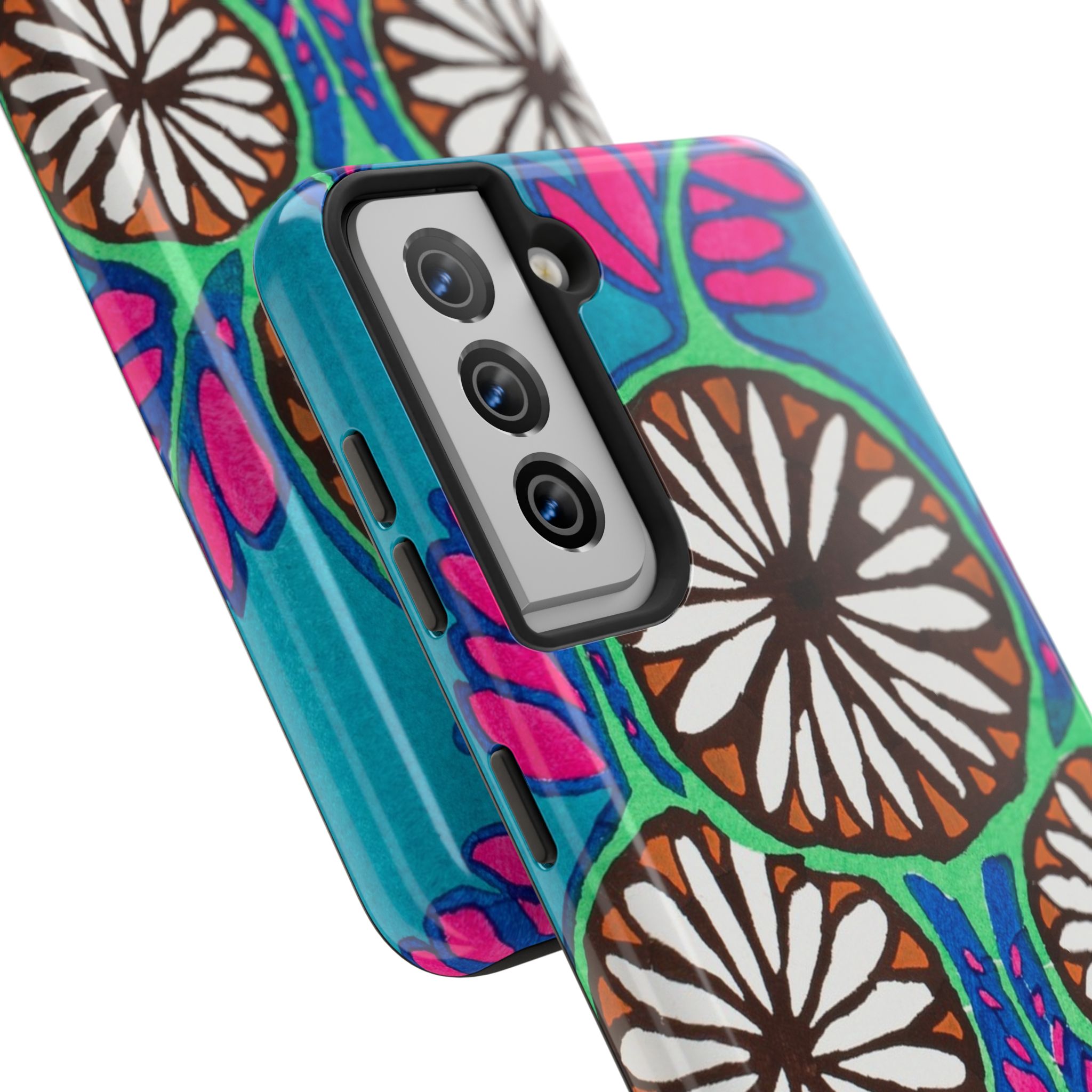 3 Abstract Flowers Phone Case - Image 94