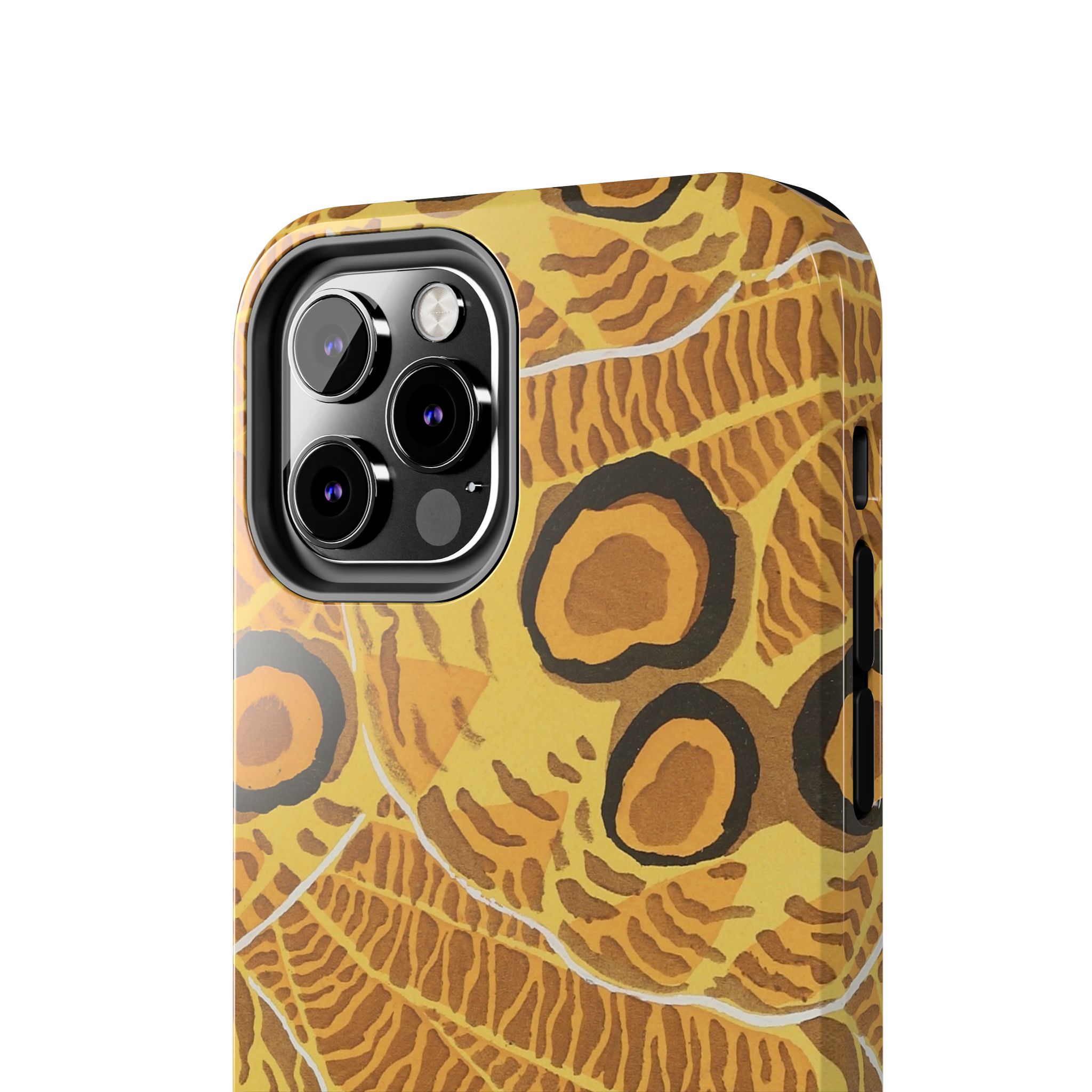 Abstract Spider Web Phone Case - Brown - Image 24