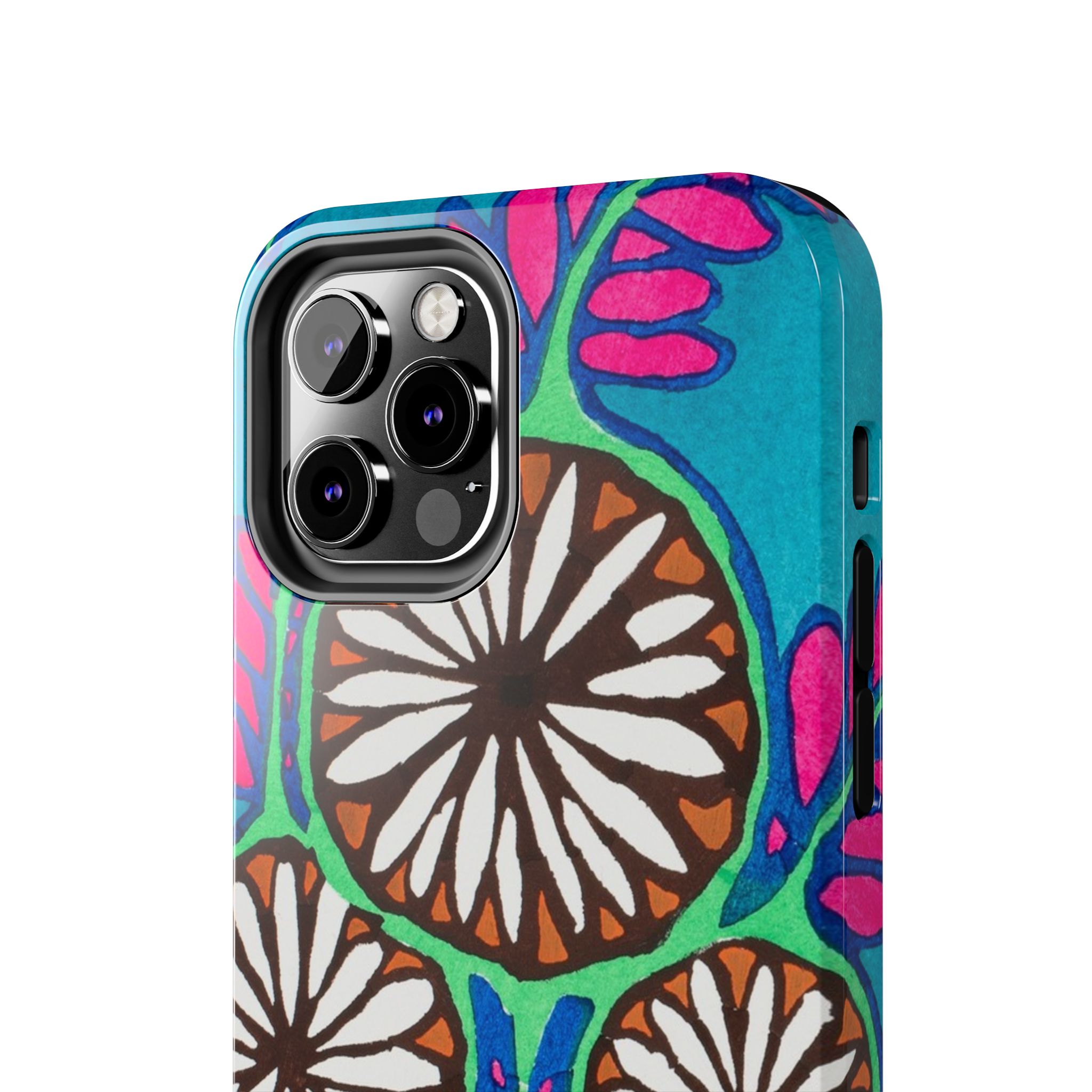3 Abstract Flowers Phone Case - Image 24