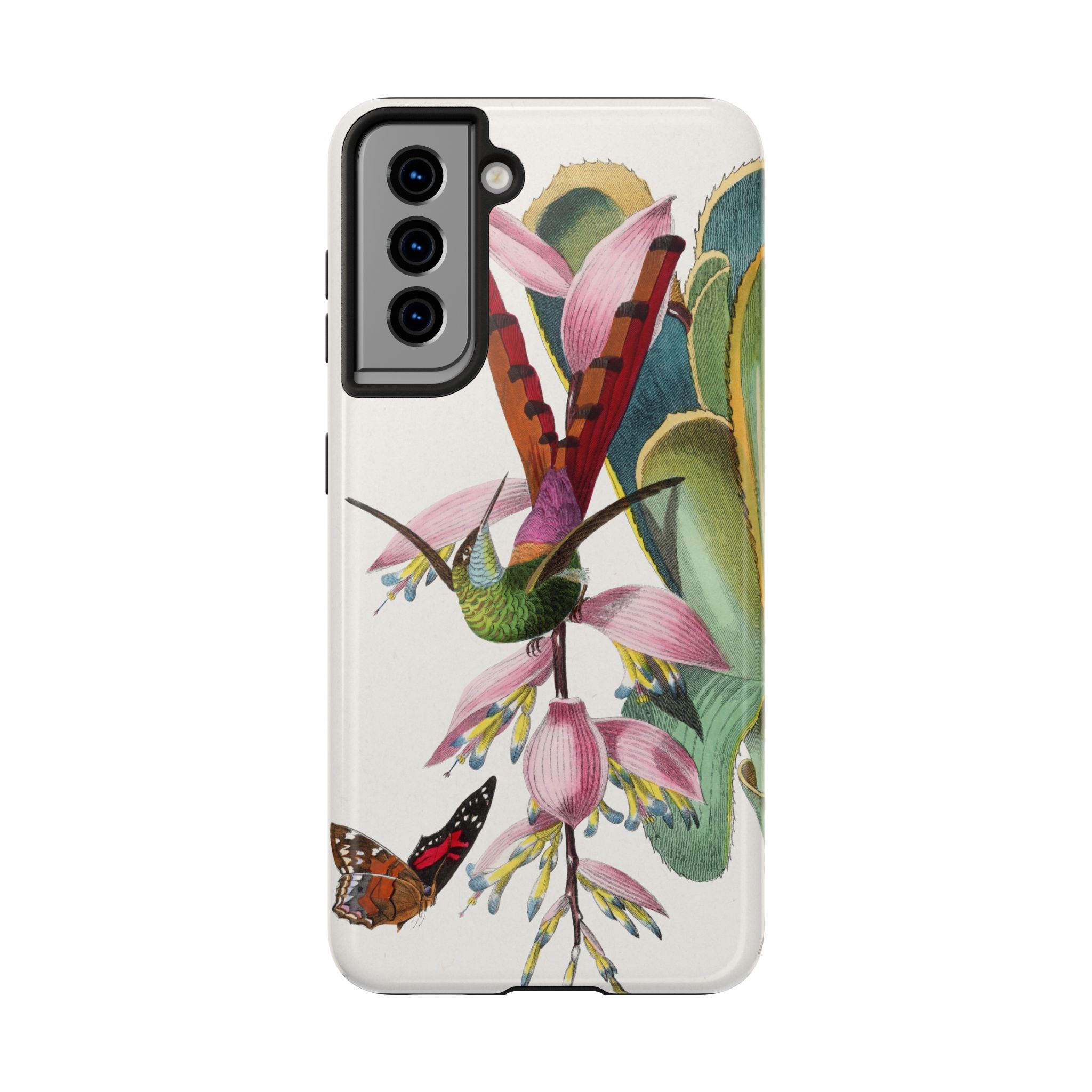 Hummingbird and Butterfly Phone Case - Image 93