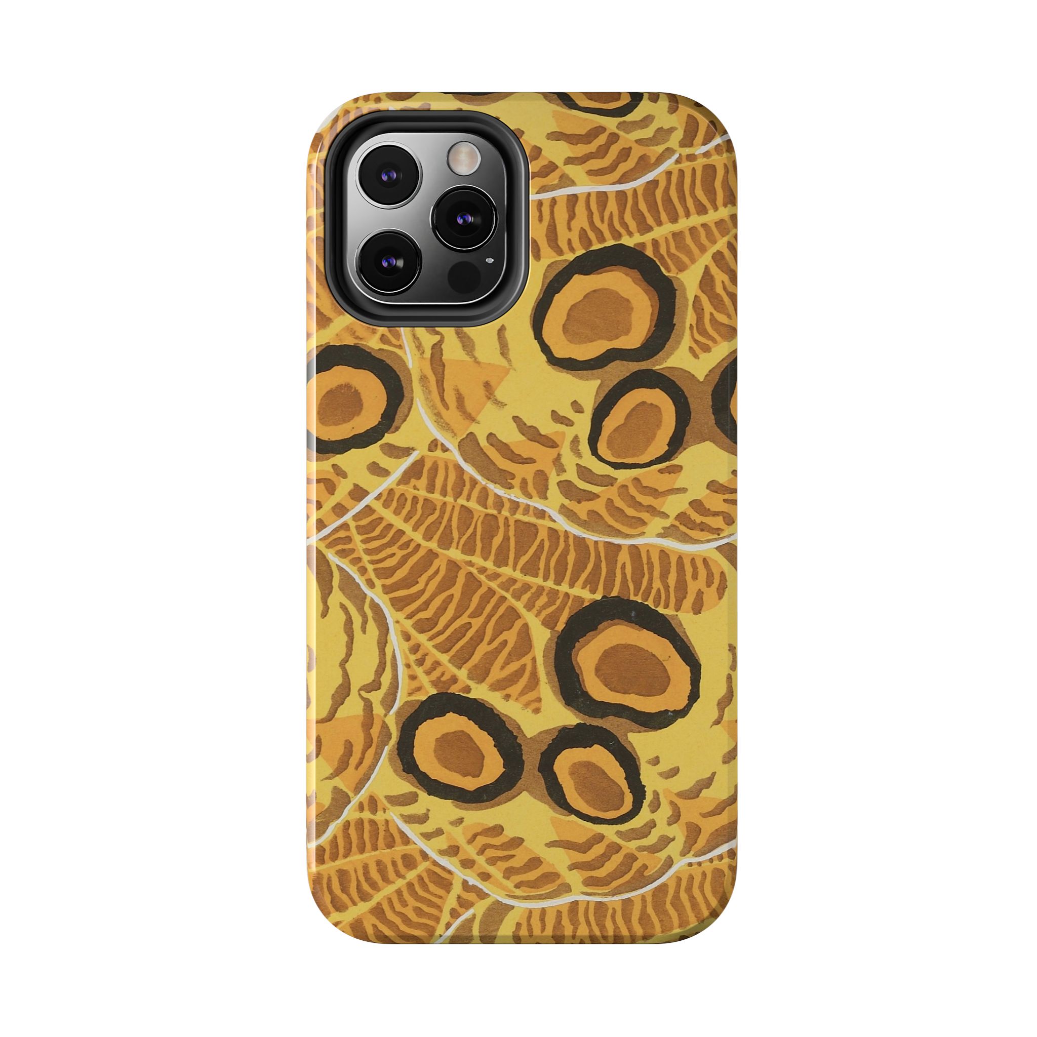 Abstract Spider Web Phone Case - Brown - Image 22