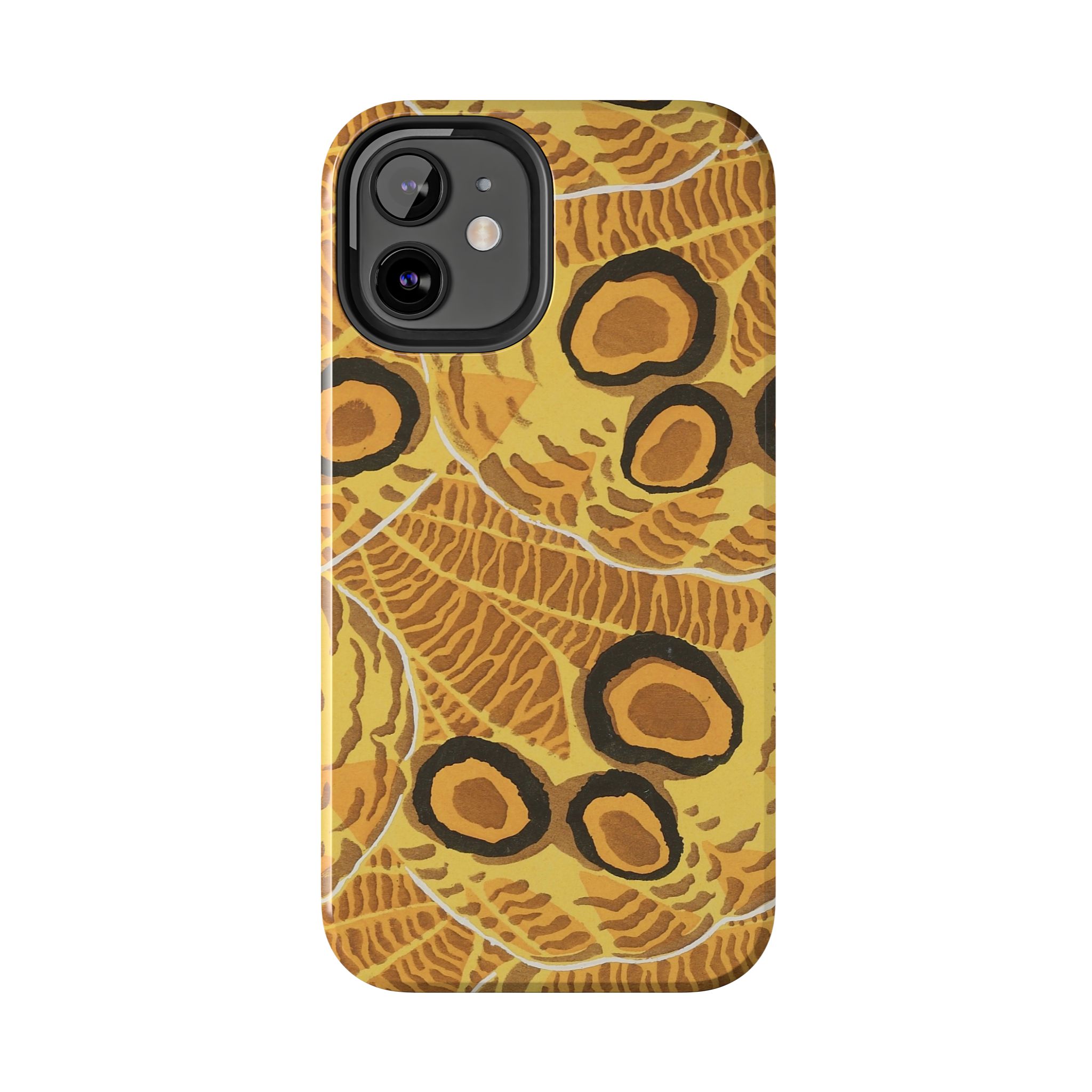 Abstract Spider Web Phone Case - Brown - Image 18
