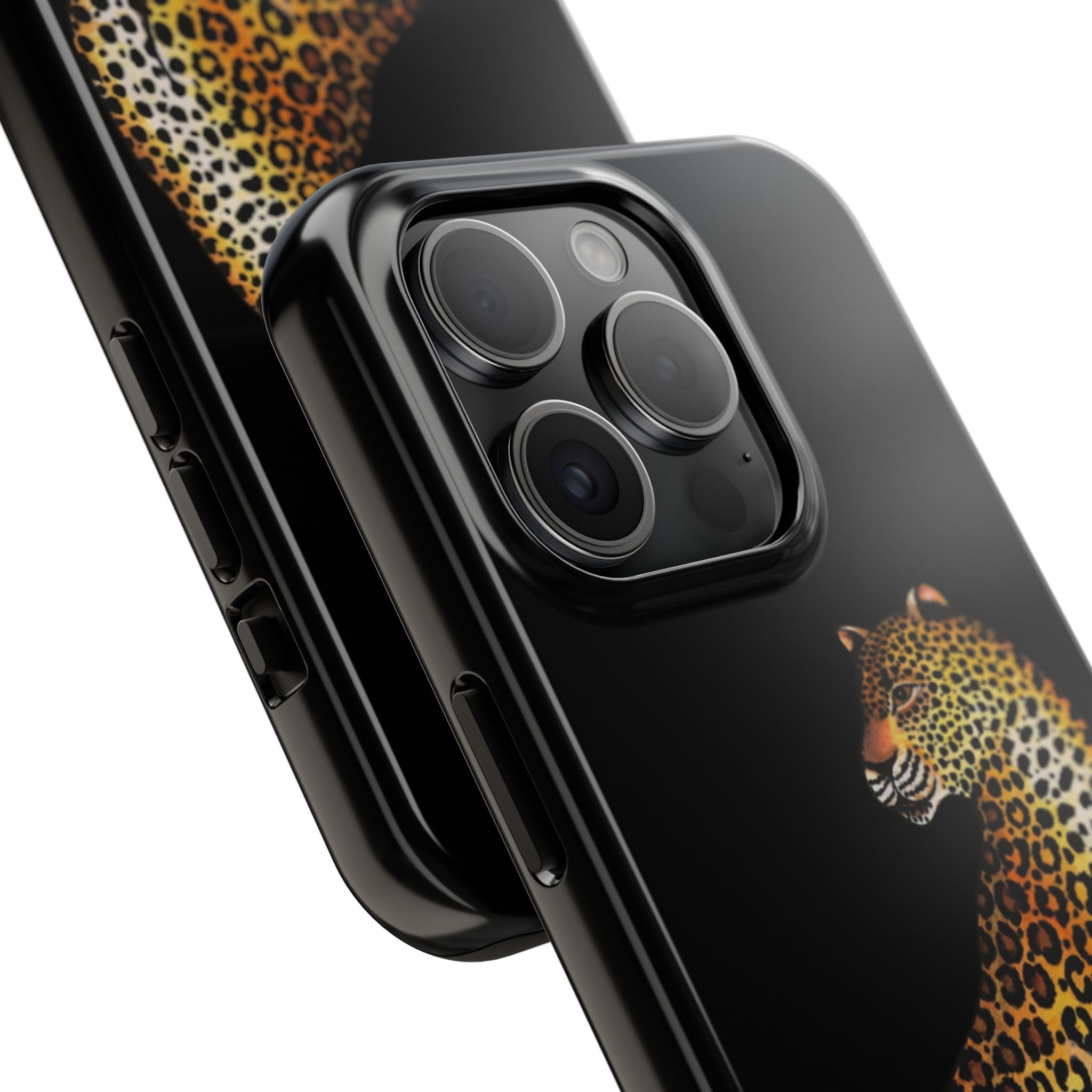 Leopard Phone Case - Black - Image 58