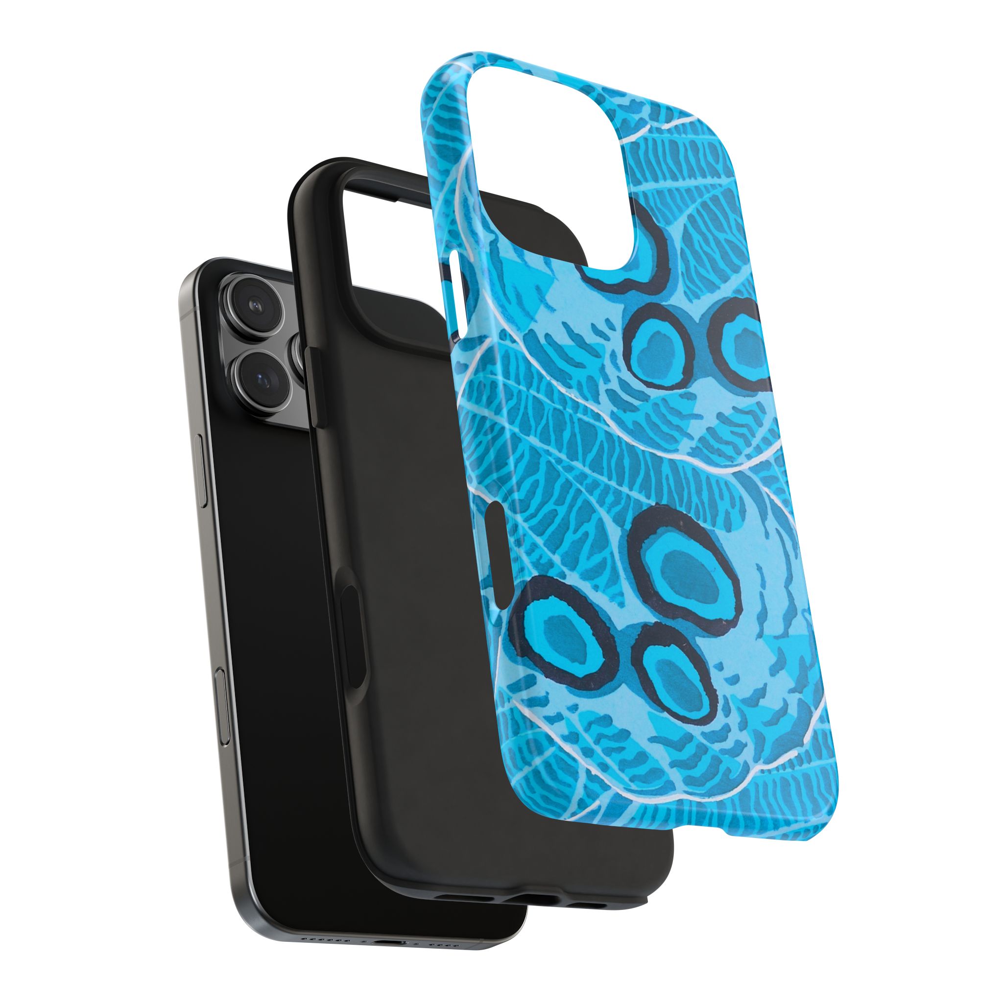Abstract Spider Web Phone Case - Blue - Image 74
