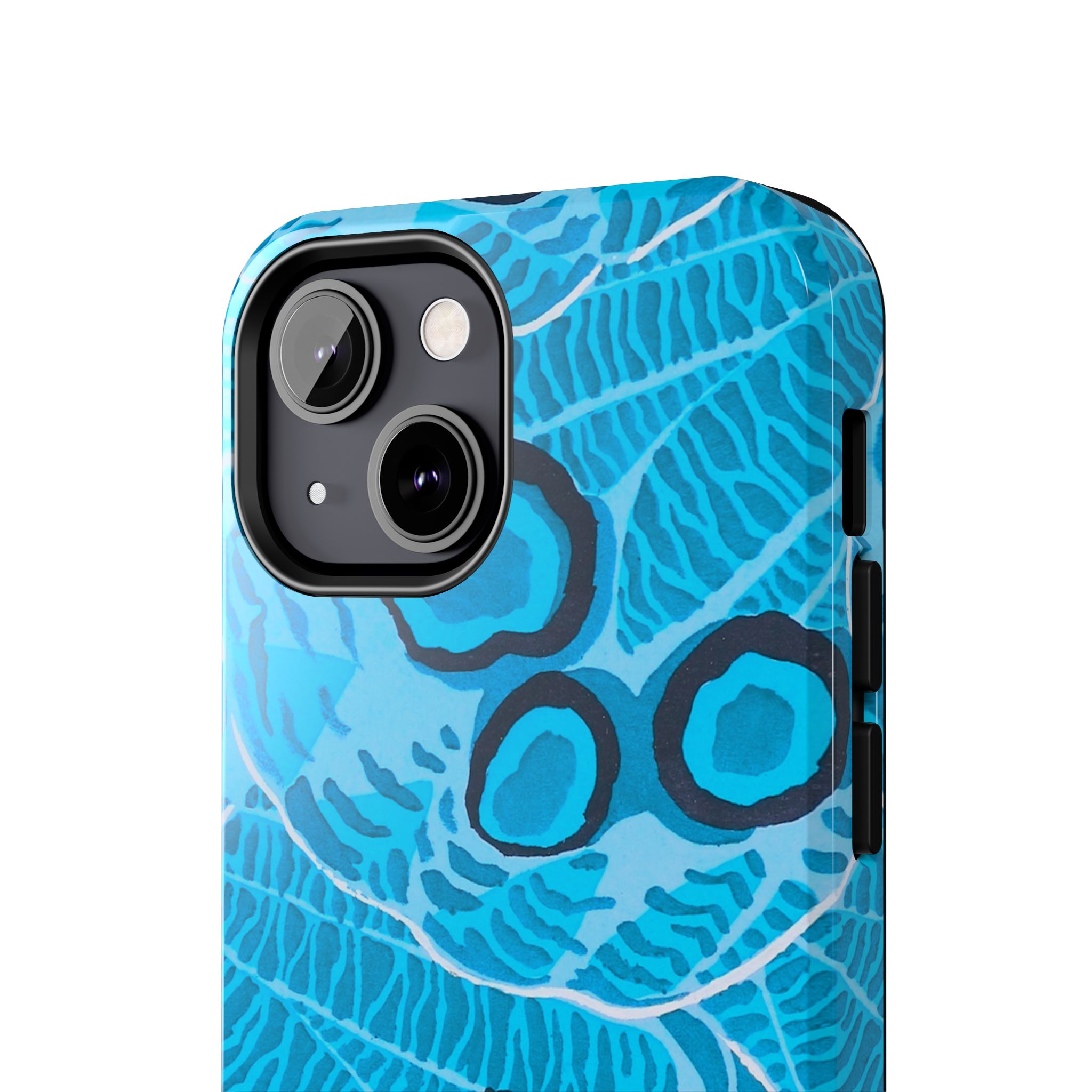 Abstract Spider Web Phone Case - Blue - Image 36