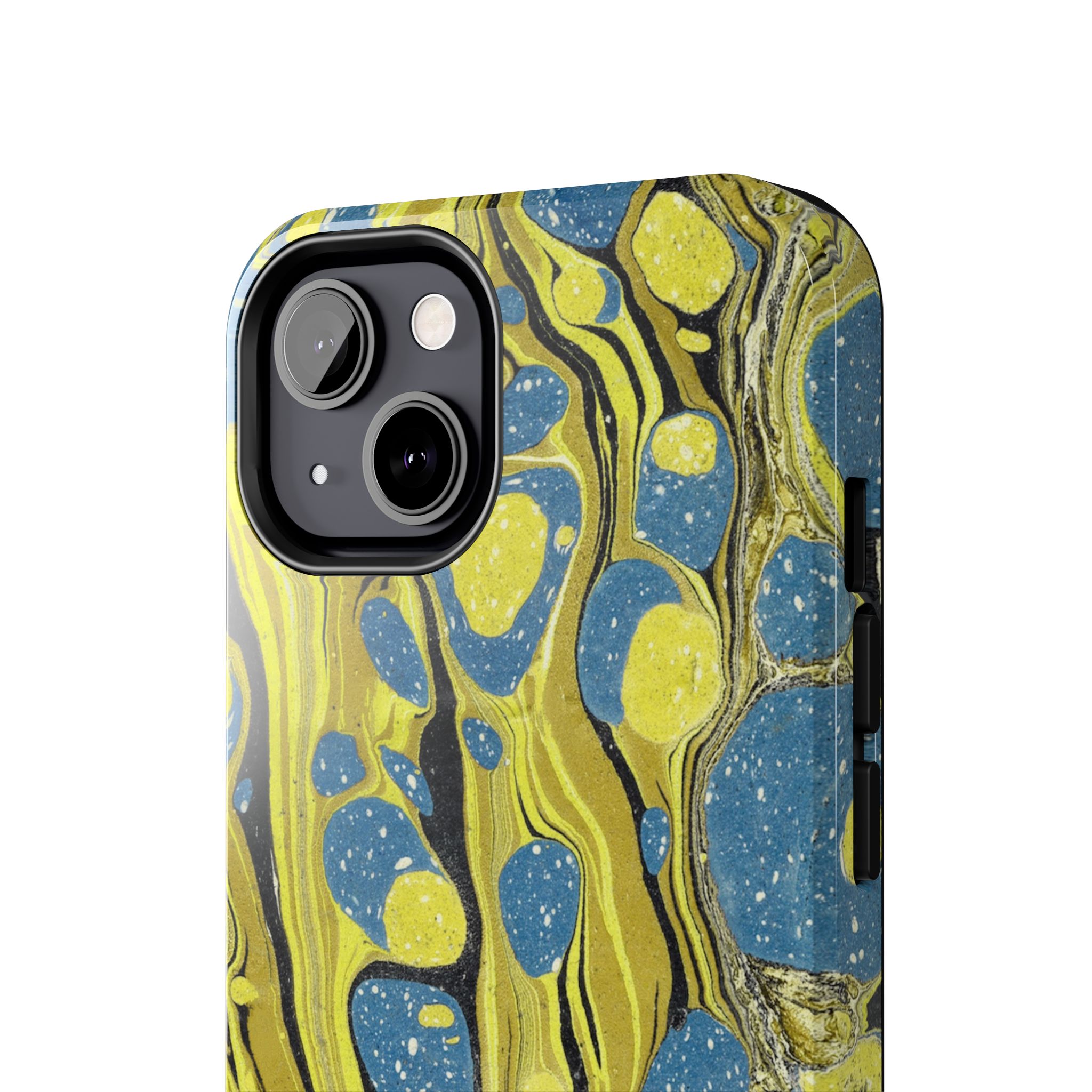 Marbled Phone Case - Citrine and Blue - Image 32