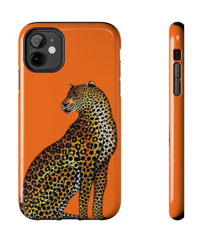 Leopard Phone Case - Dark Orange