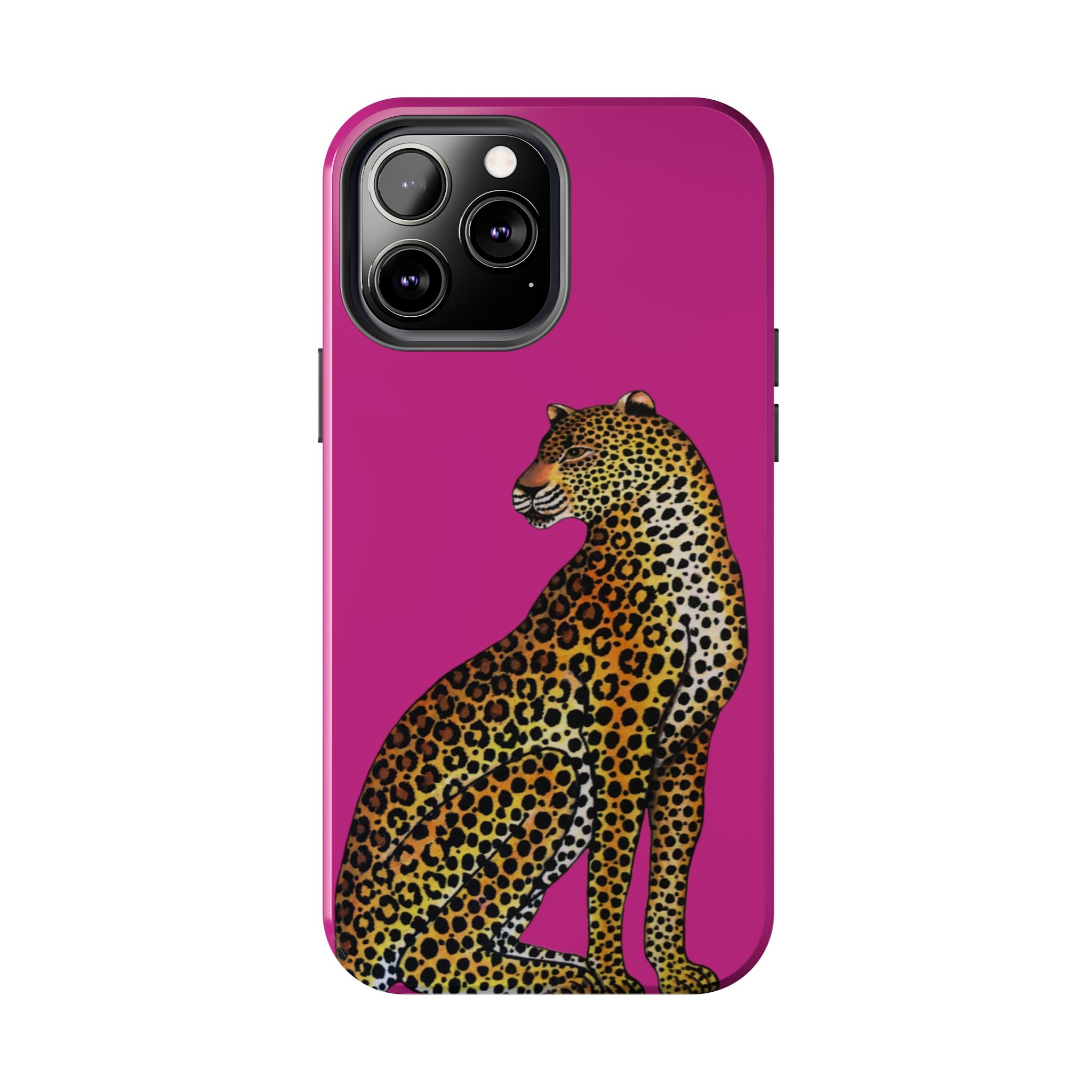 Leopard Phone Case - Fuchsia - Image 42