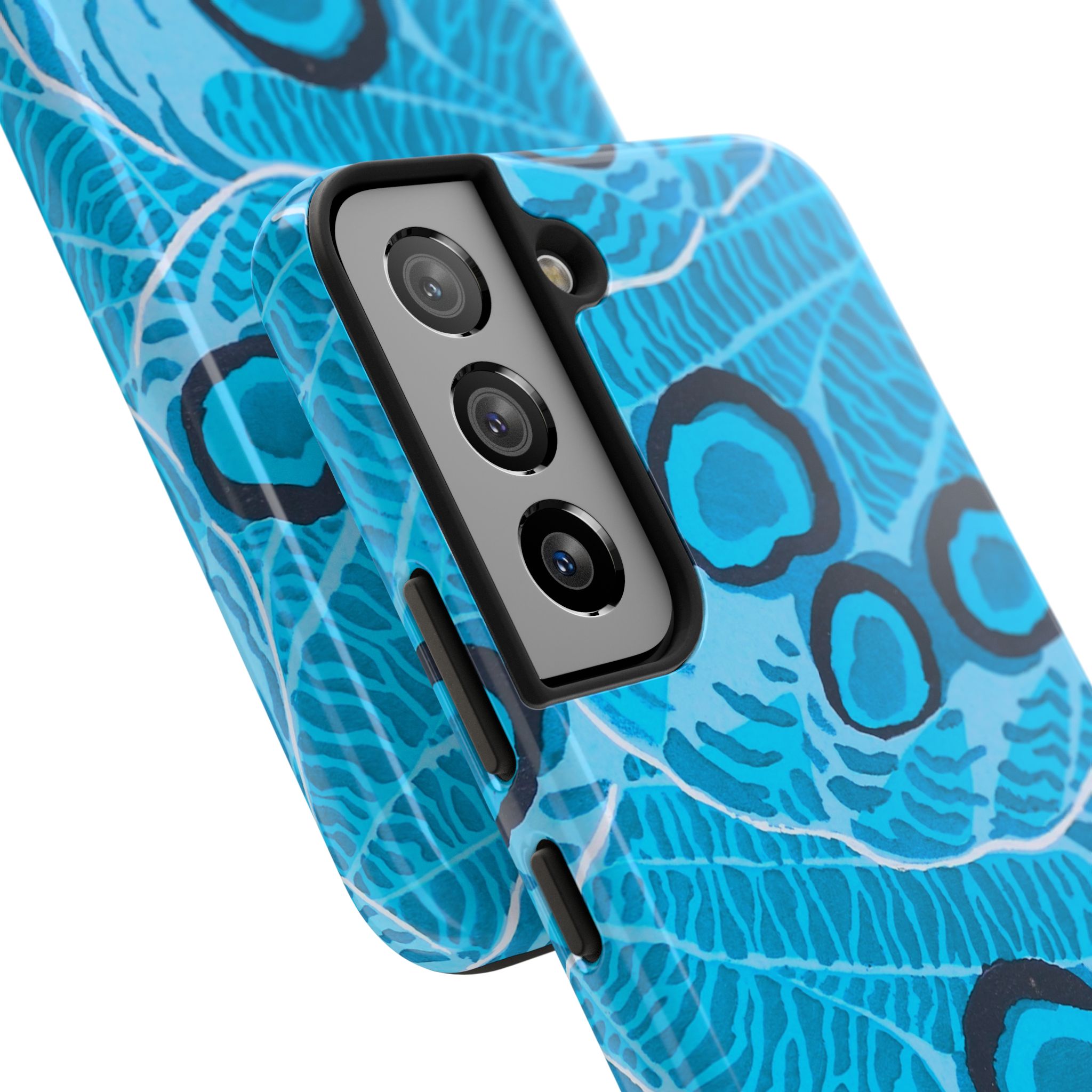 Abstract Spider Web Phone Case - Blue - Image 90