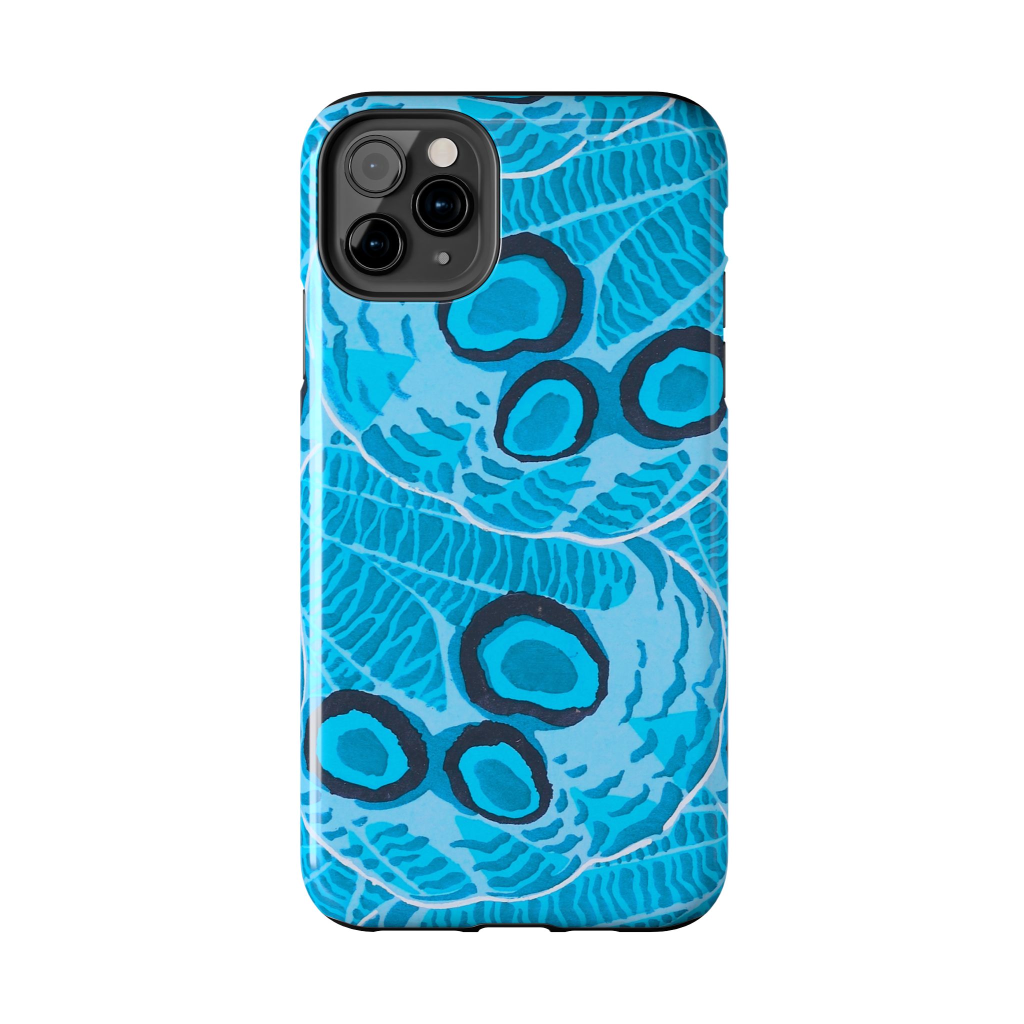 Abstract Spider Web Phone Case - Blue - Image 10