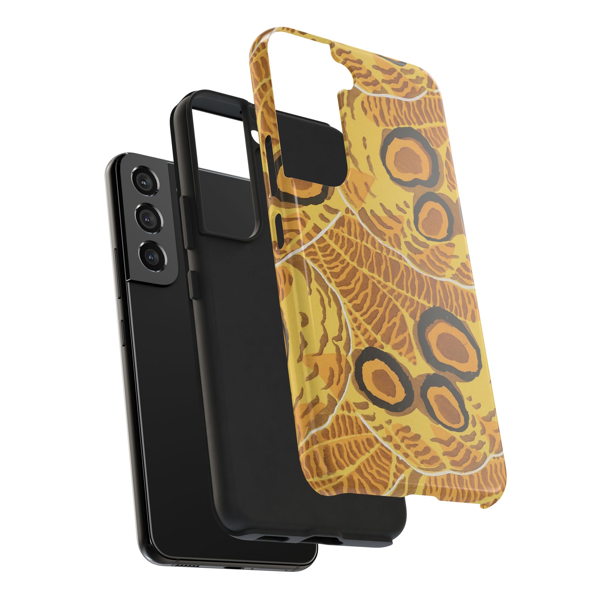 Abstract Spider Web Phone Case - Brown - Image 92