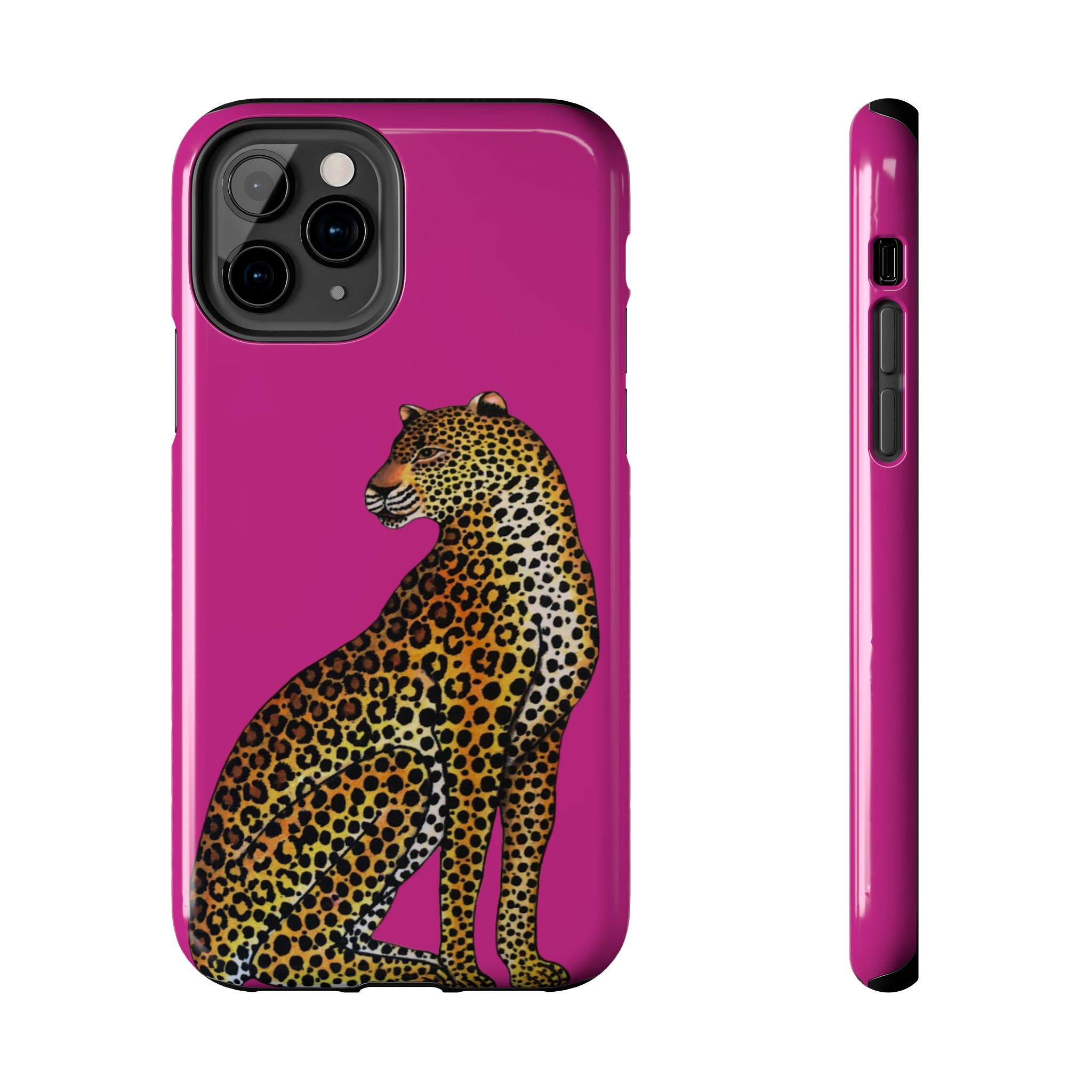 Leopard Phone Case - Fuchsia - Image 5